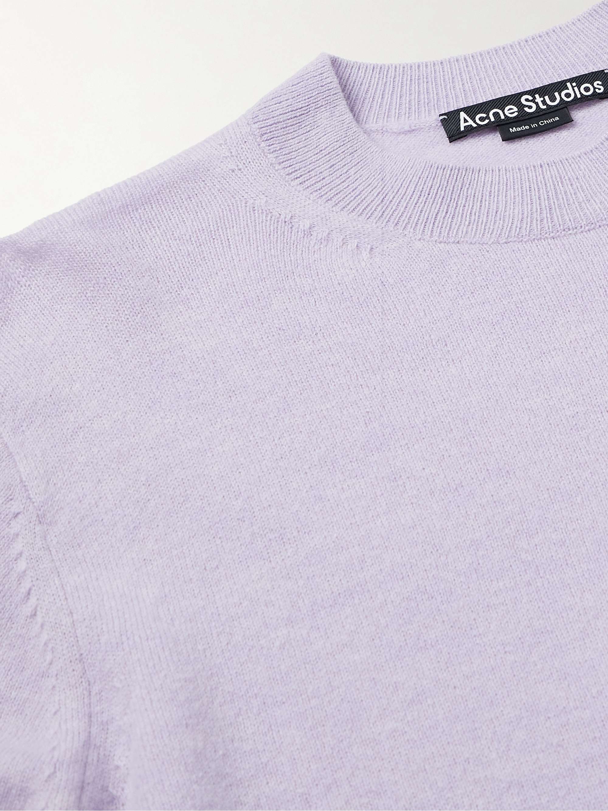 ACNE STUDIOS Kalon Logo-Appliquéd Wool Sweater