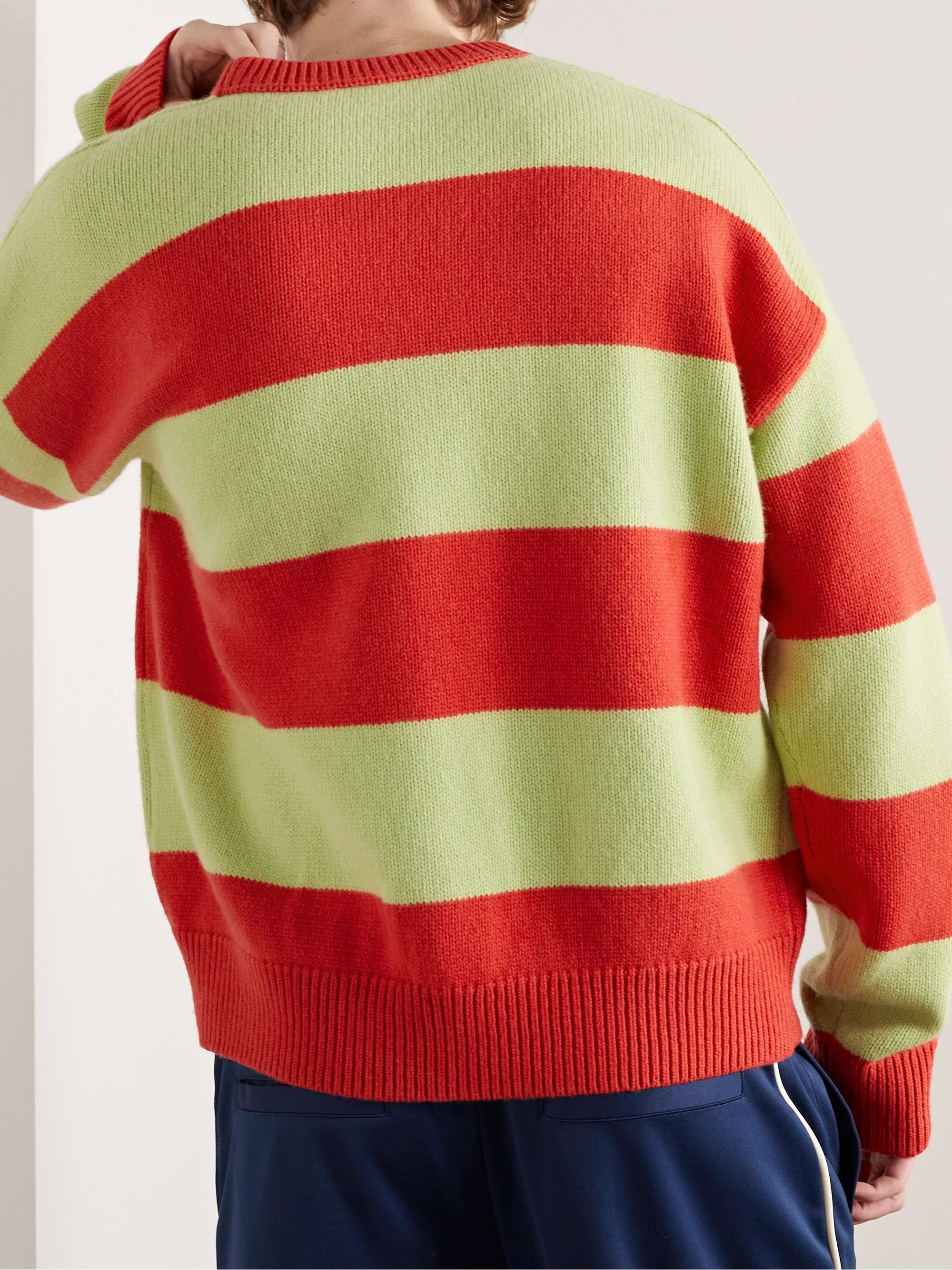 ACNE STUDIOS Kilgot Striped Intarsia Wool Sweater