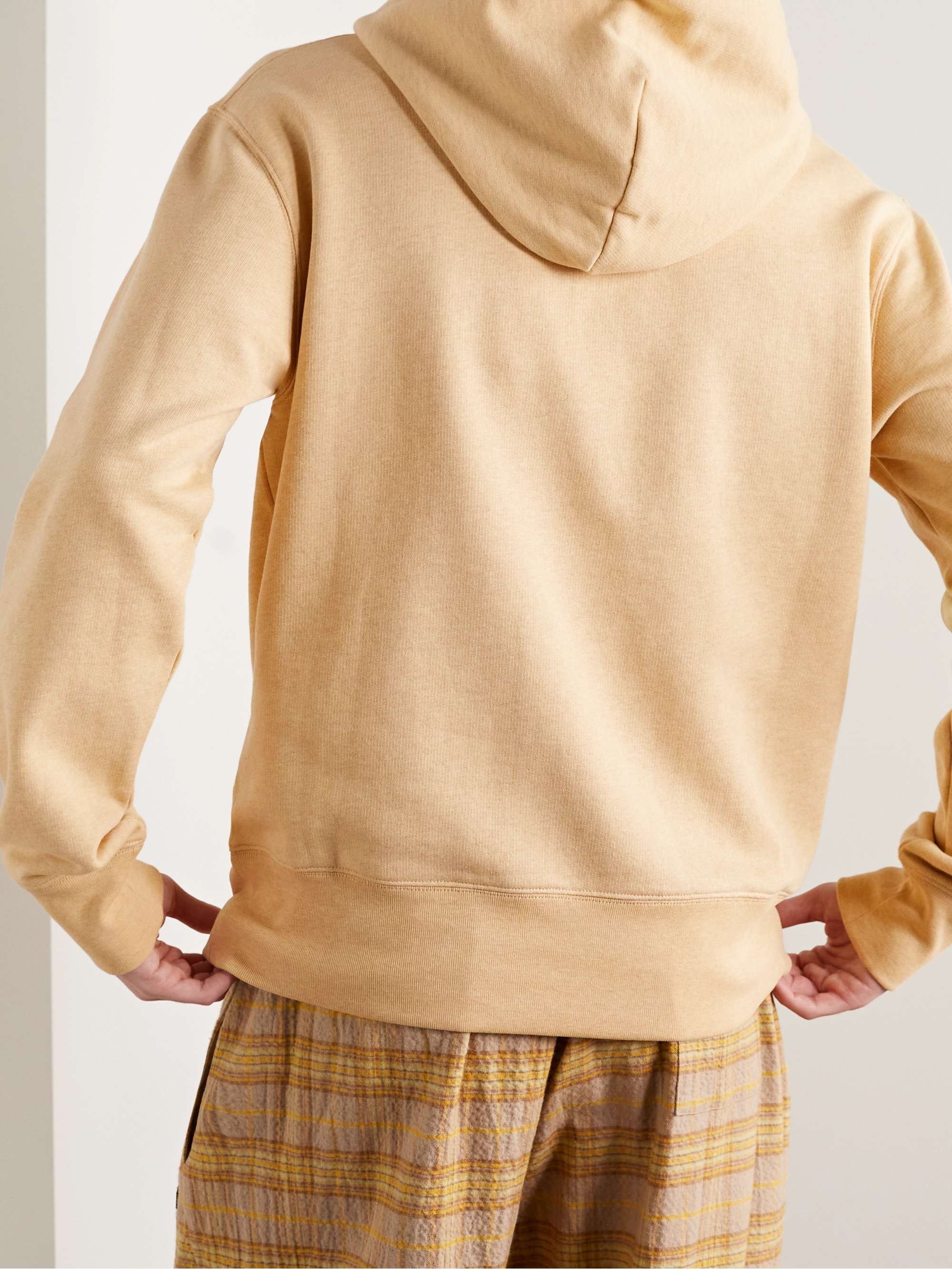 ACNE STUDIOS Fairah Logo-Appliquéd Cotton-Jersey Hoodie