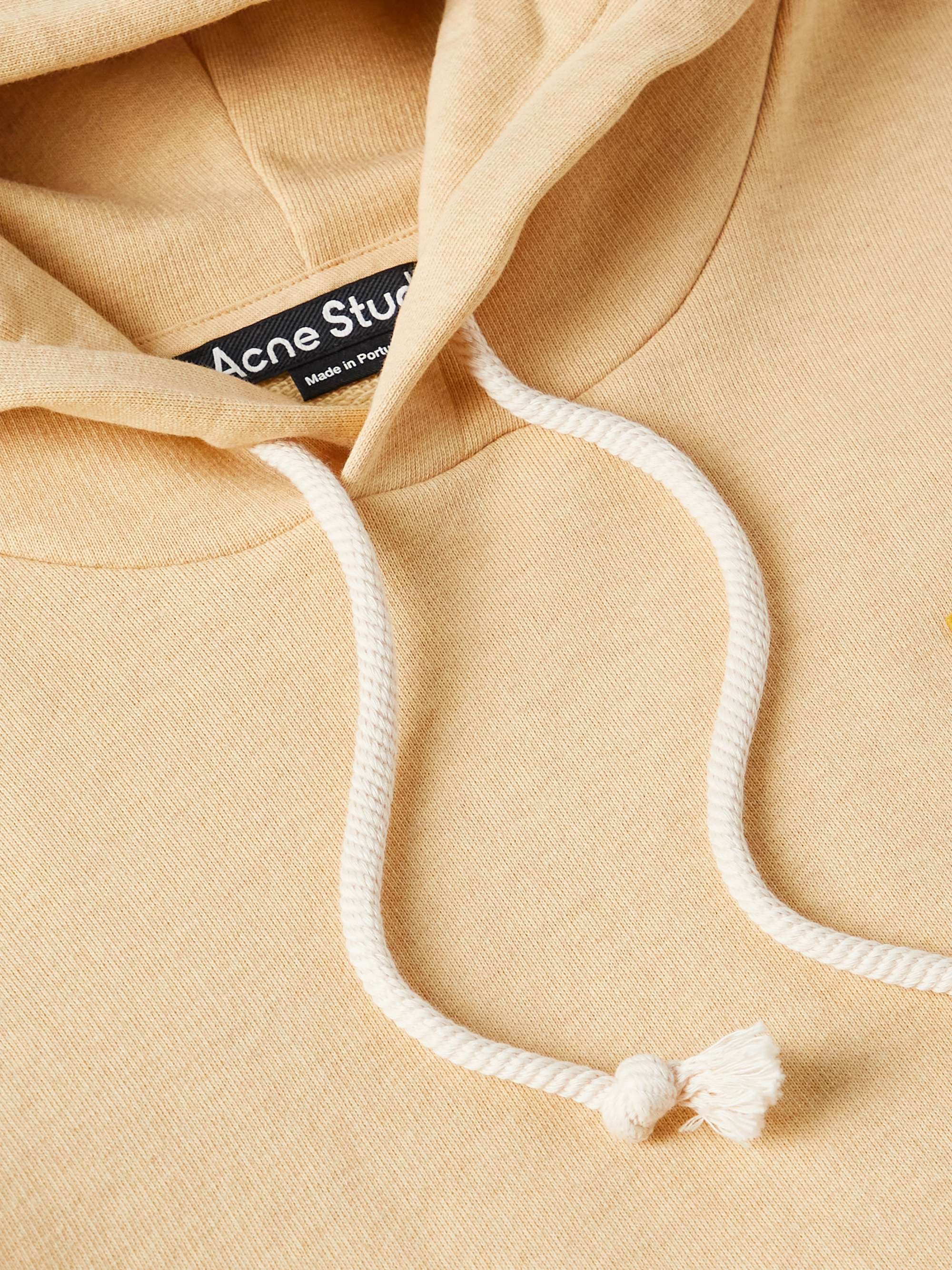 ACNE STUDIOS Fairah Logo-Appliquéd Cotton-Jersey Hoodie