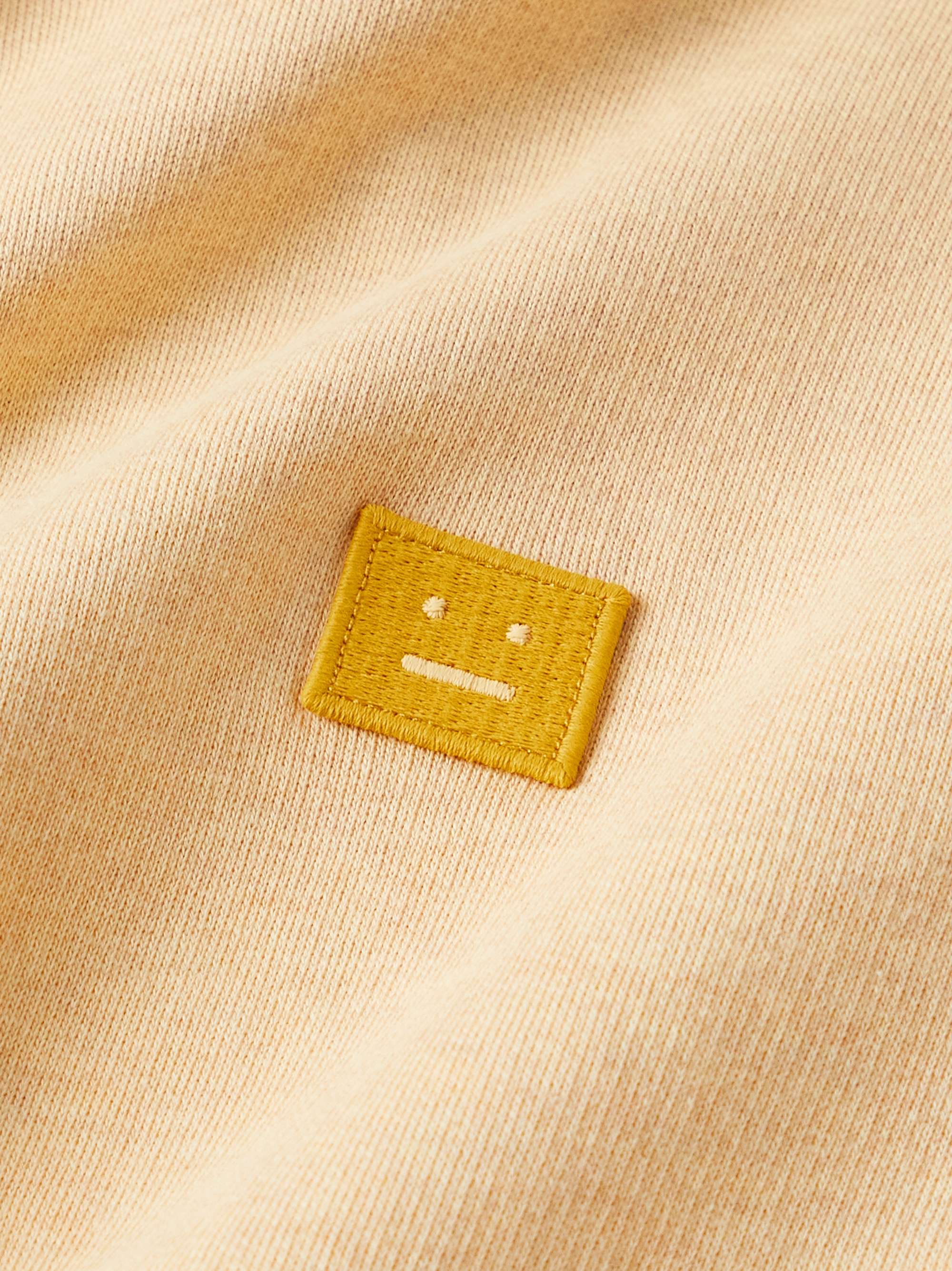 ACNE STUDIOS Fairah Logo-Appliquéd Cotton-Jersey Hoodie