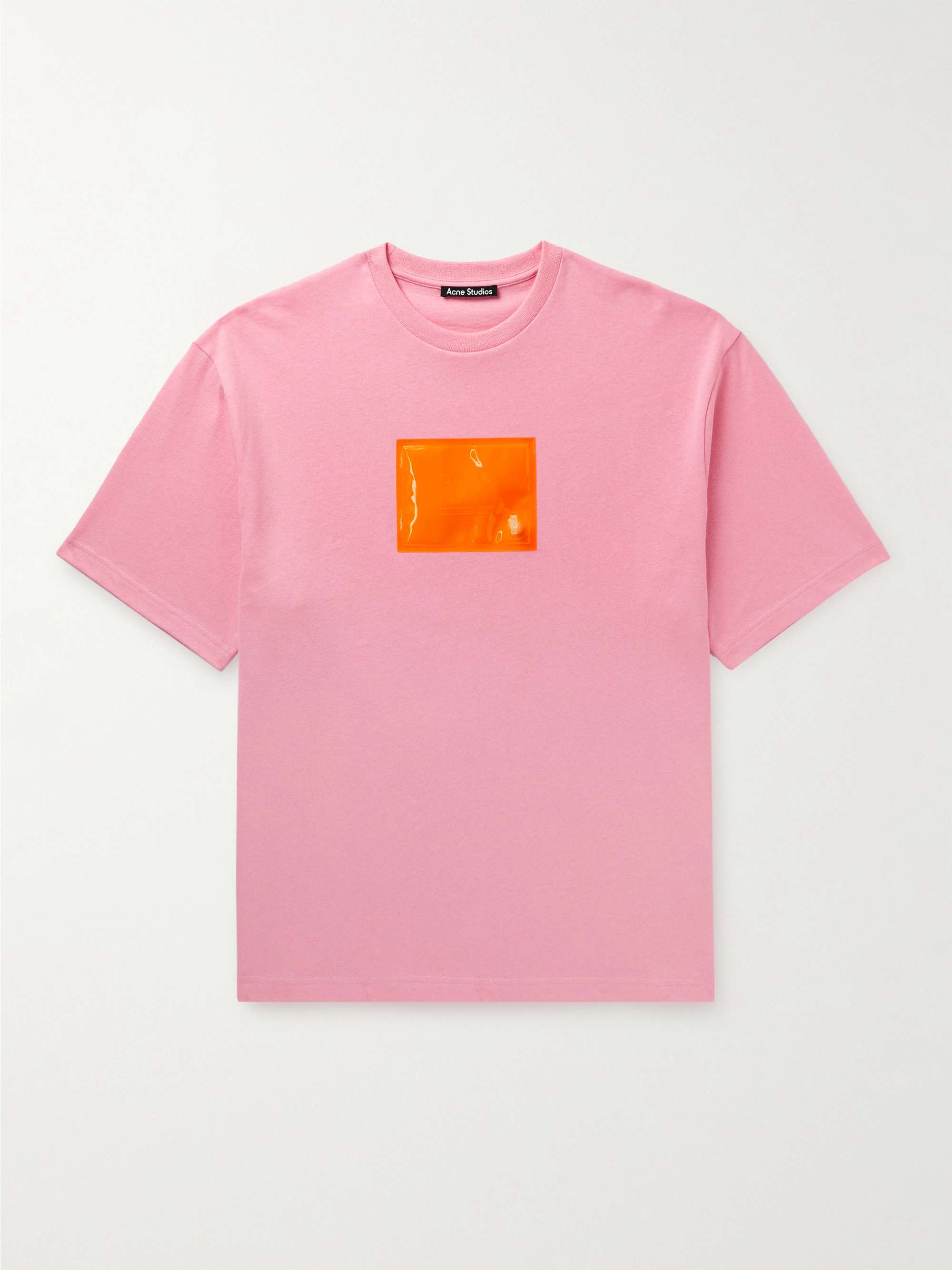 ACNE STUDIOS Exford Inflatable Logo-Appliquéd Cotton-Jersey T-Shirt for ...