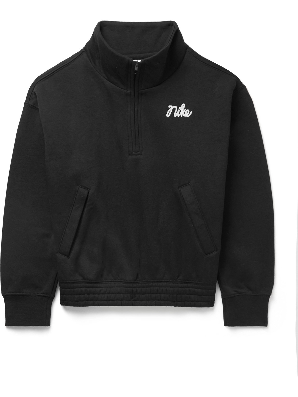 Nikewear Culture Of Basketball Cottonblend Jersey Halfzip Sweatshirt