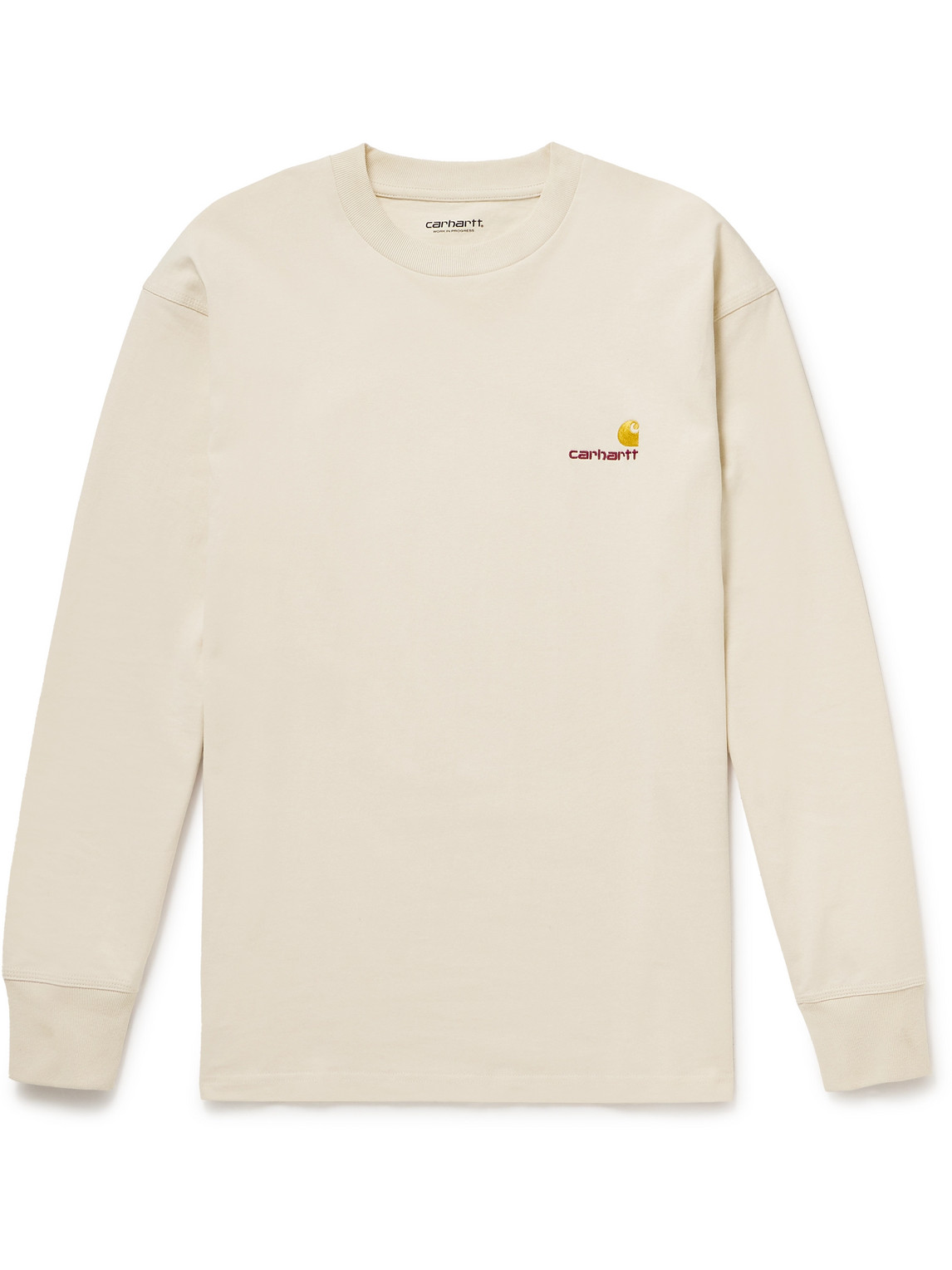 Carhartt American Script Sweatshirt In Neutrals