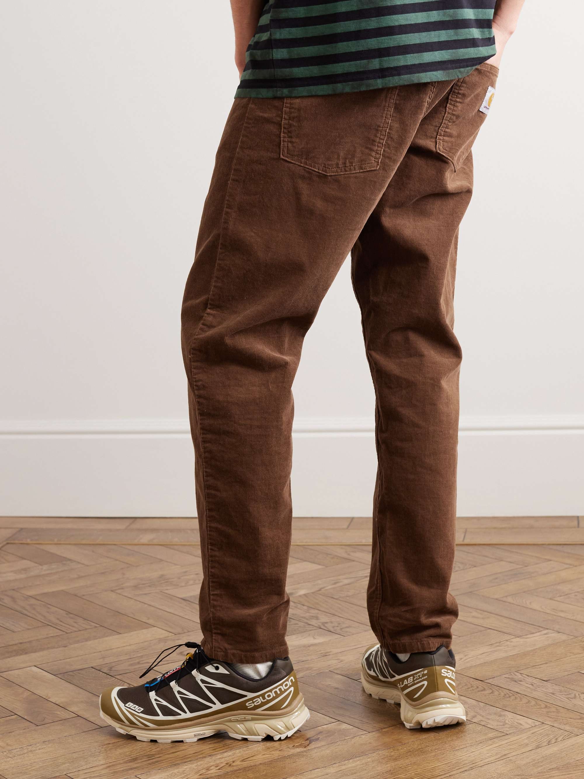 CARHARTT WIP Newel Tapered Cotton-Corduroy Trousers