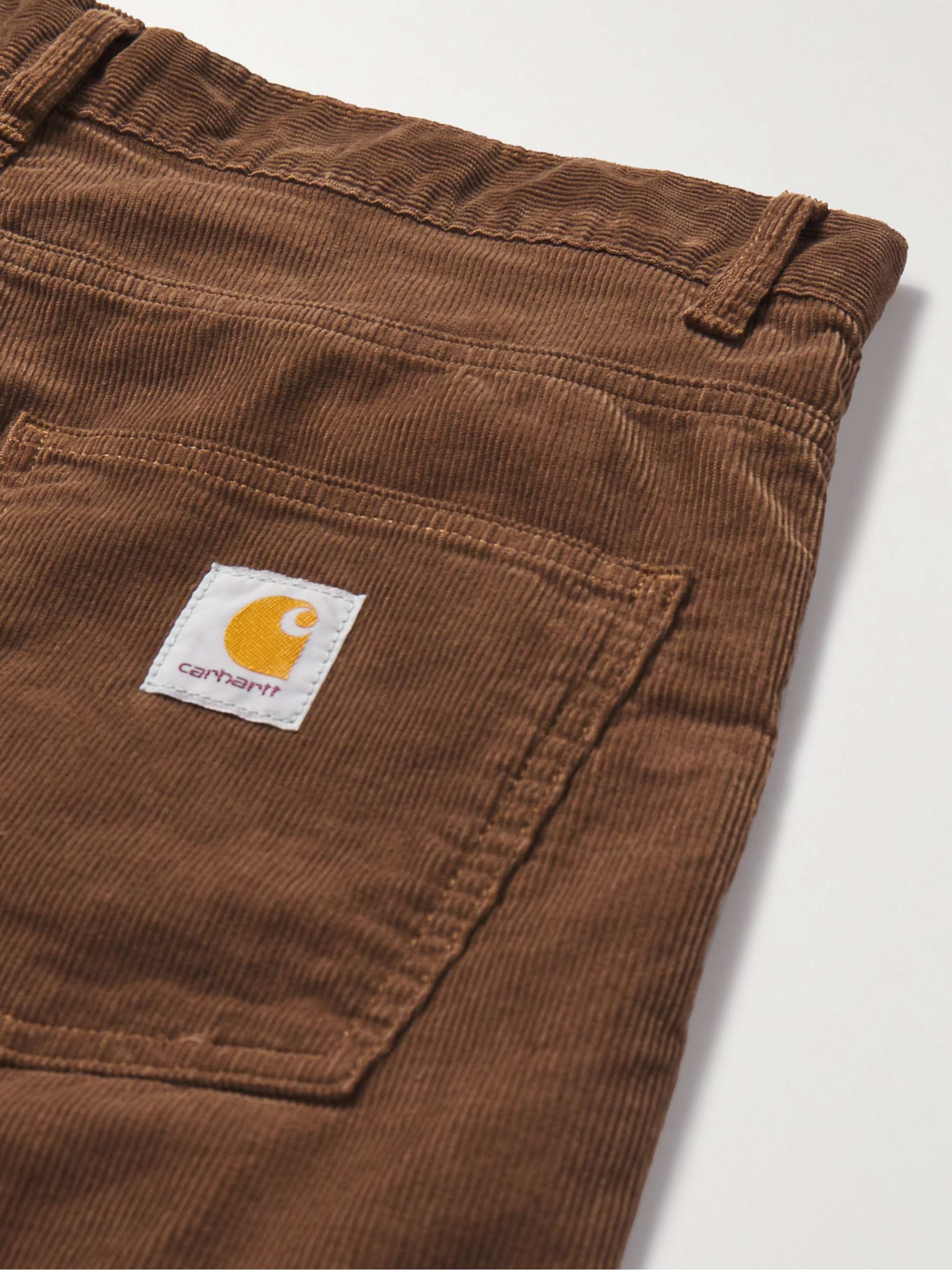 CARHARTT WIP Newel Tapered Cotton-Corduroy Trousers