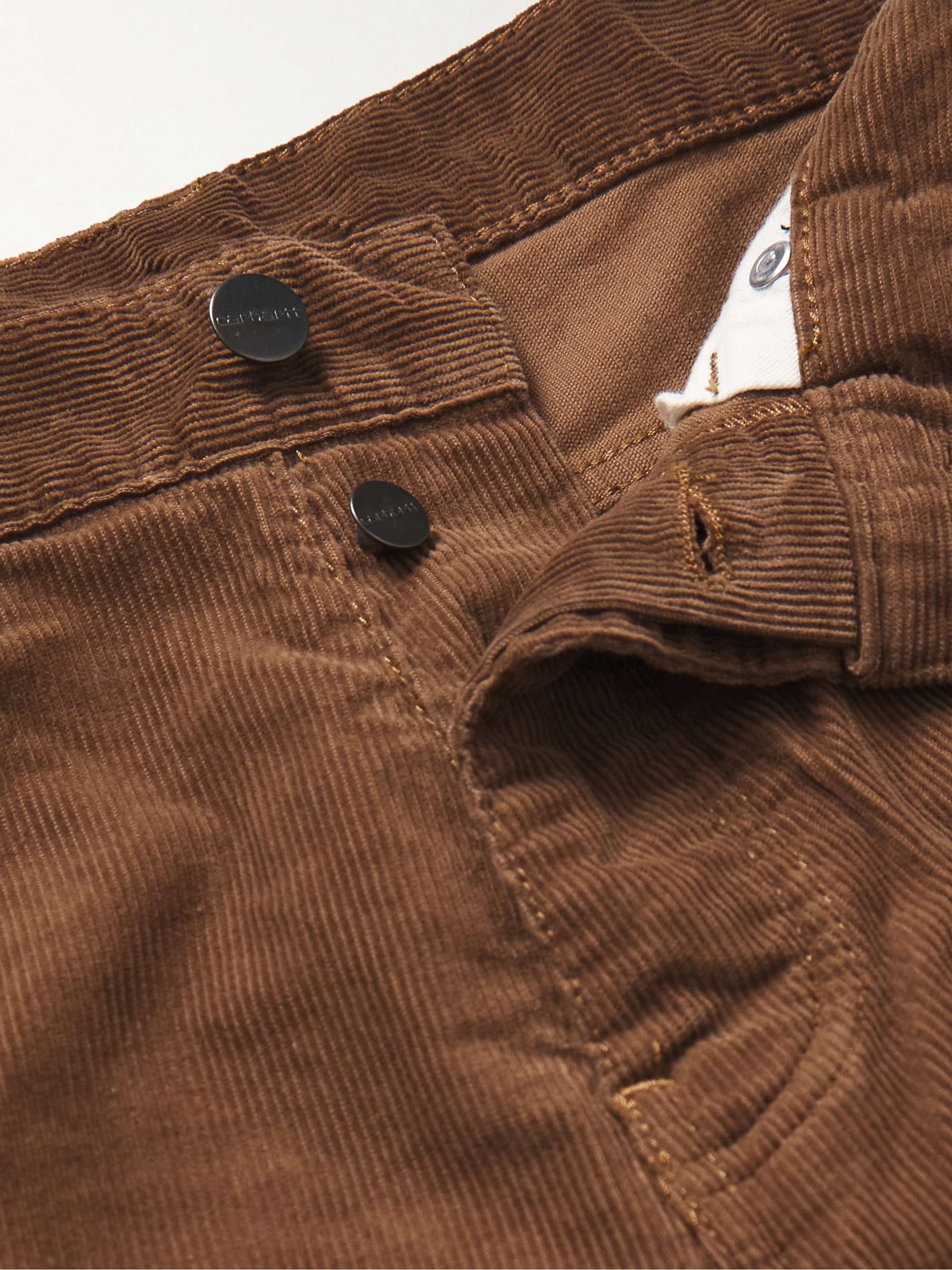 CARHARTT WIP Newel Tapered Cotton-Corduroy Trousers
