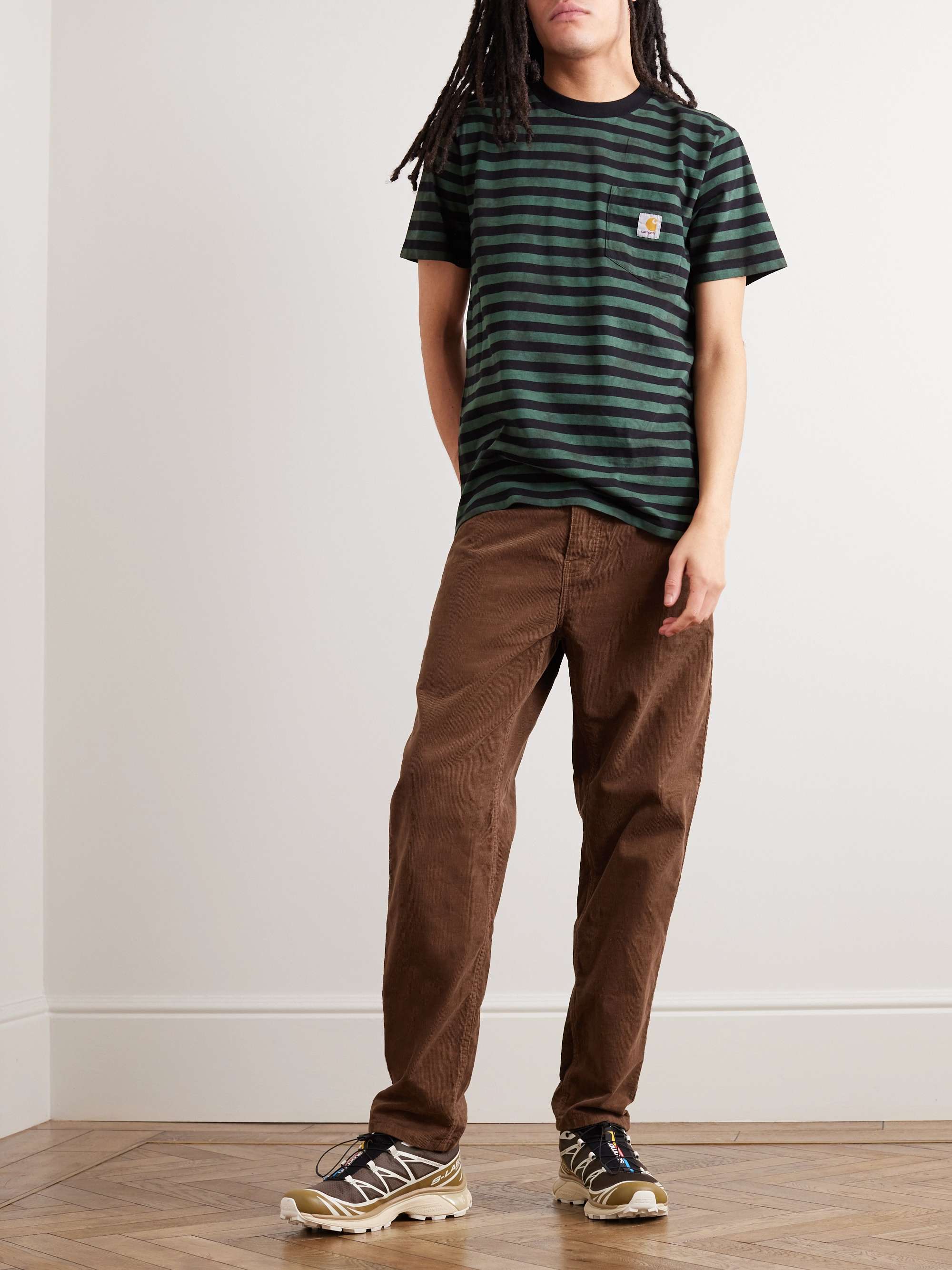 CARHARTT WIP Newel Tapered Cotton-Corduroy Trousers