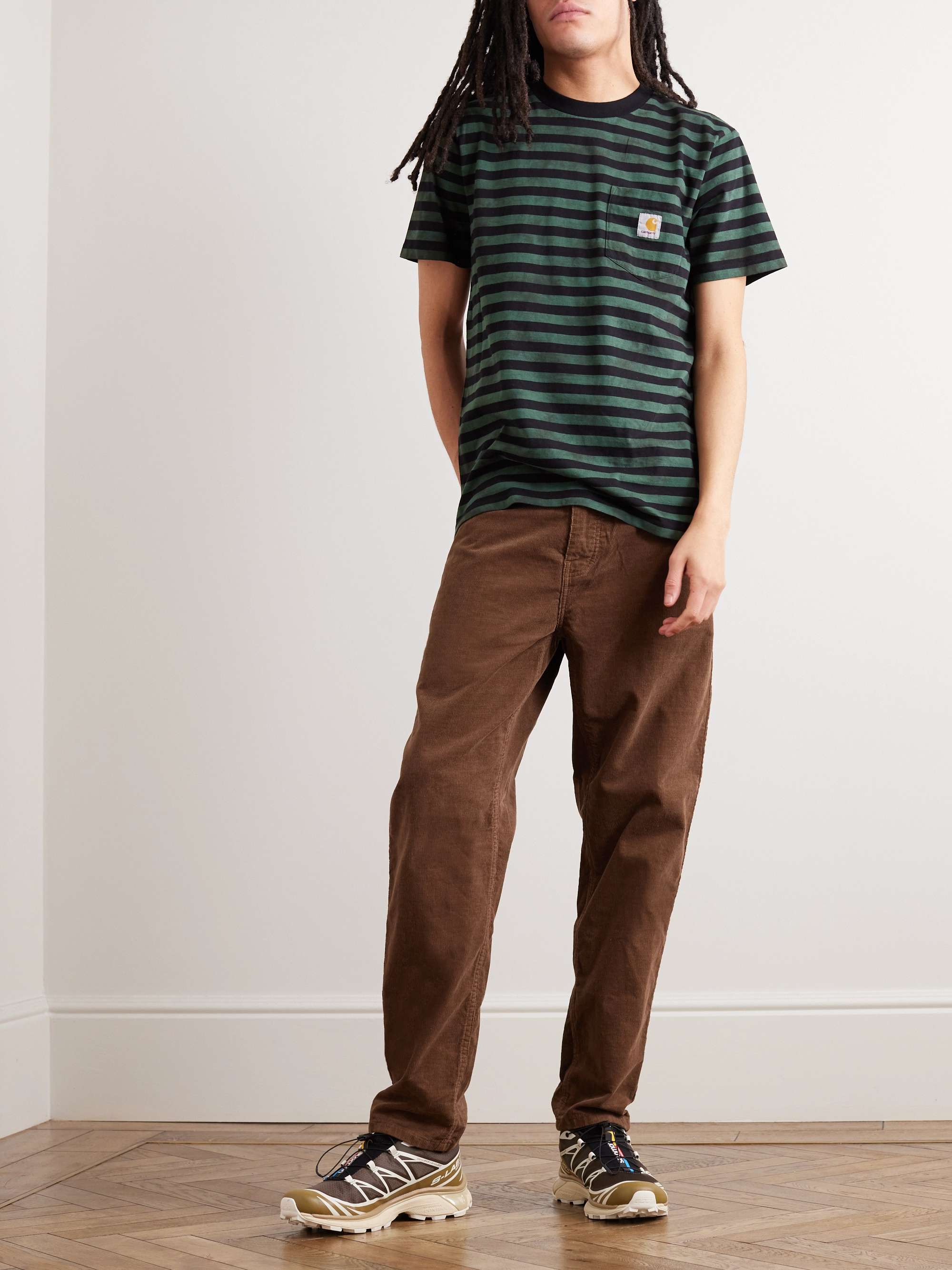 Shop Carhartt WIP Simple Pant Ford Corduroy Pants wall rinsed online   skatedeluxe