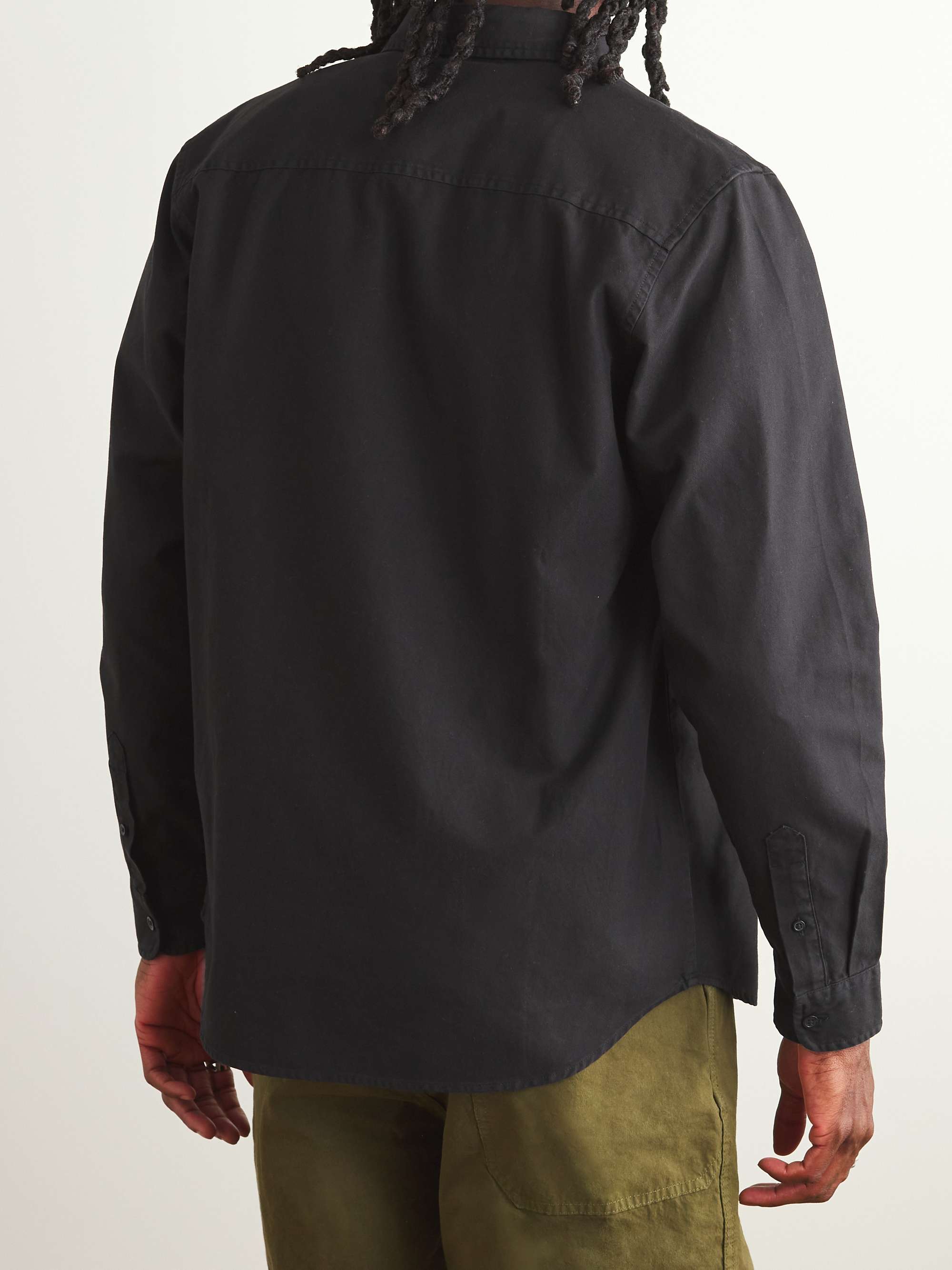 CARHARTT WIP Bolton Button-Down Collar Logo-Embroidered Cotton Oxford Shirt