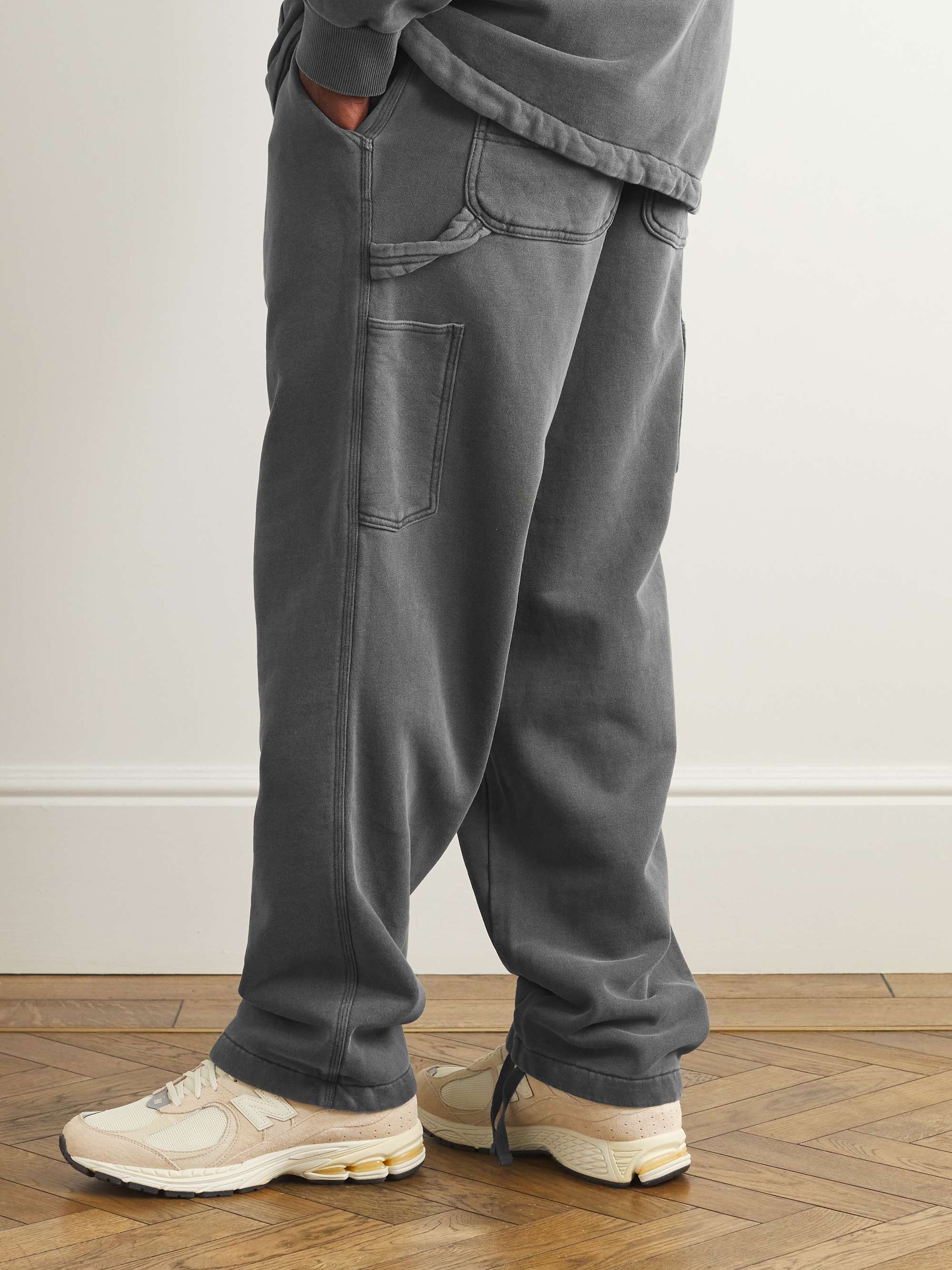 CARHARTT WIP Arling WideLeg GarmentDyed CottonJersey Sweatpants for