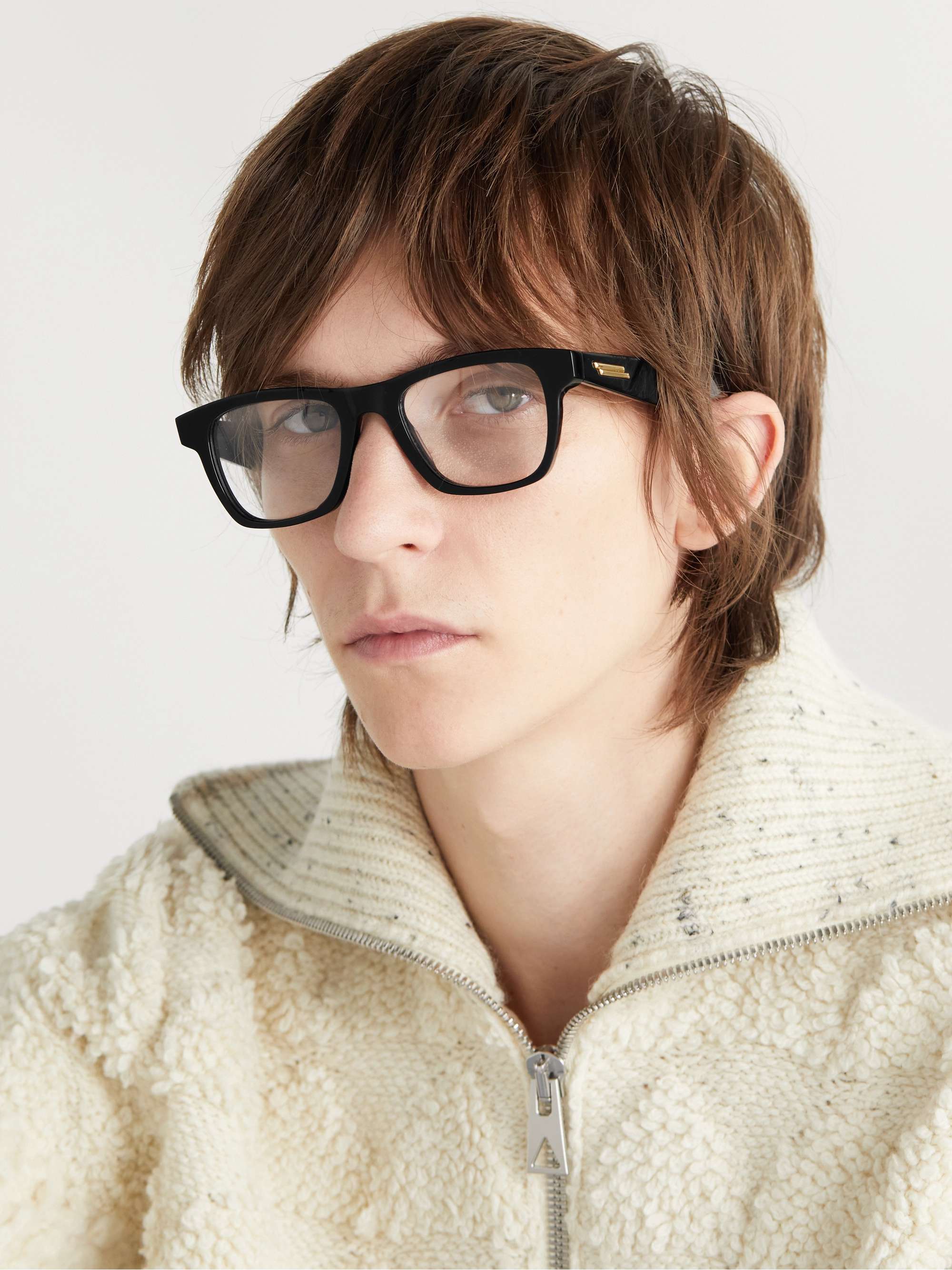 BOTTEGA VENETA EYEWEAR Square-Frame Acetate Optical Glasses