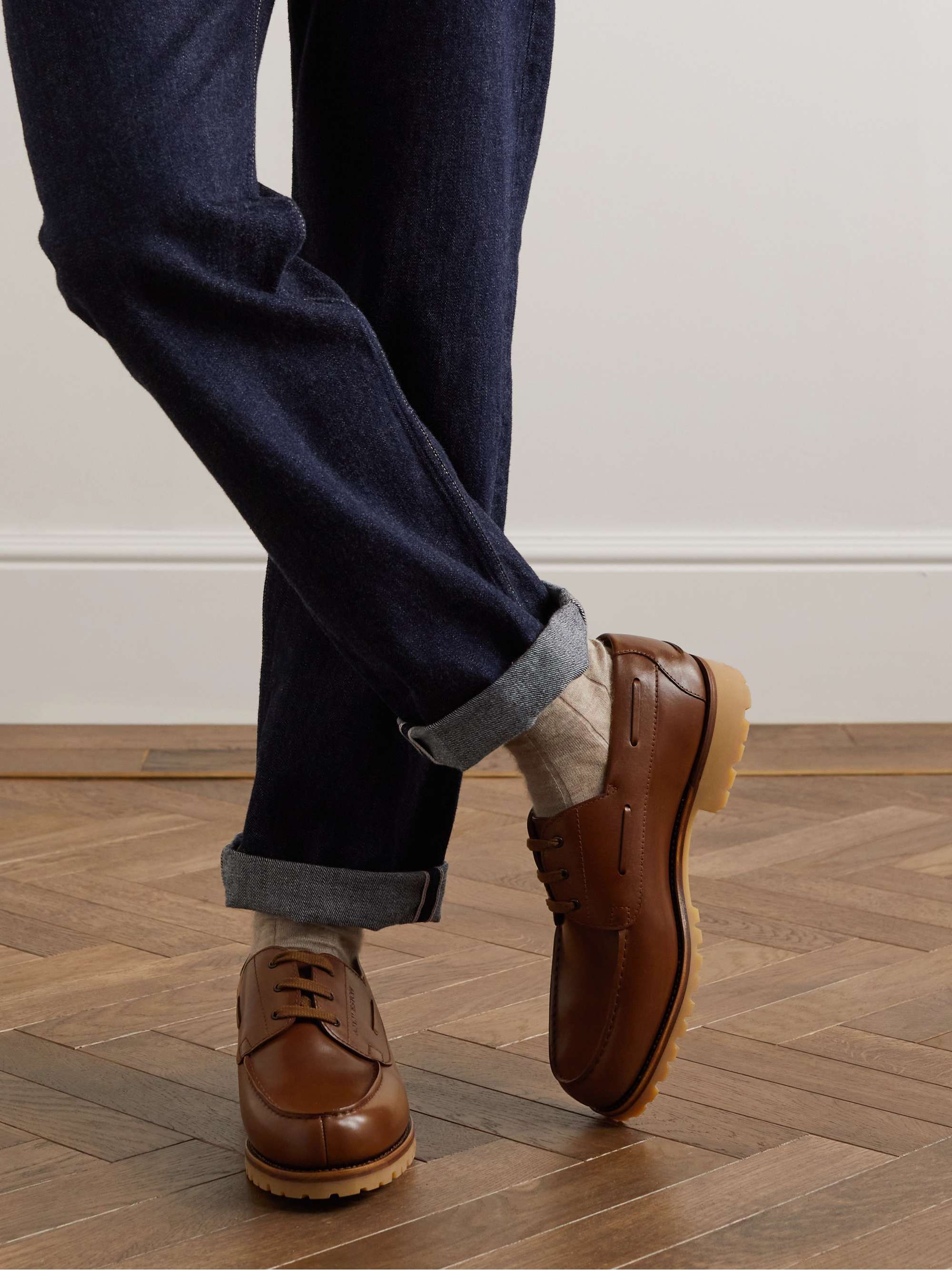 J.M. WESTON Leather Derby Shoes | MR PORTER