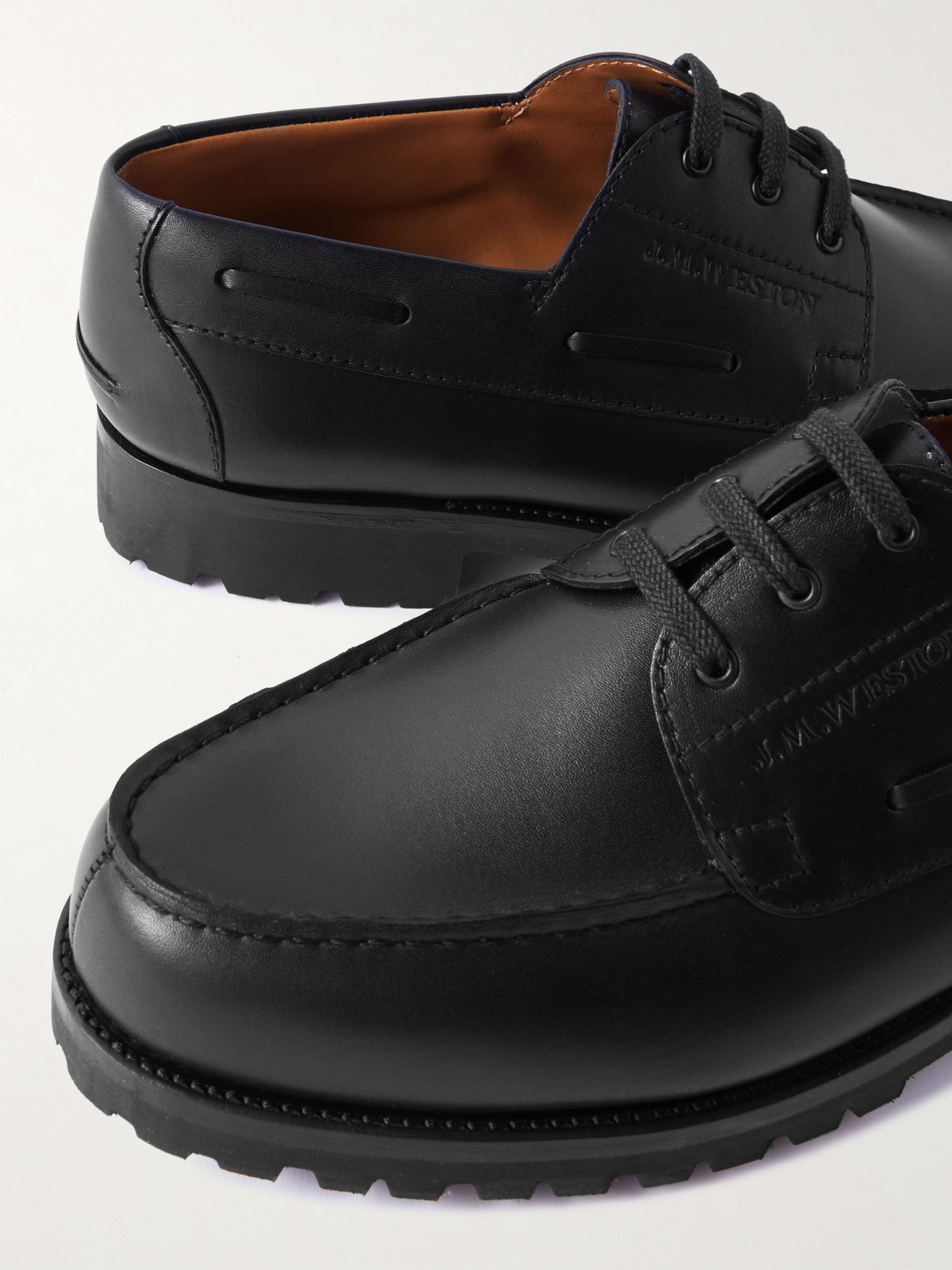 J.M. WESTON Leather Derby Shoes for Men MR PORTER