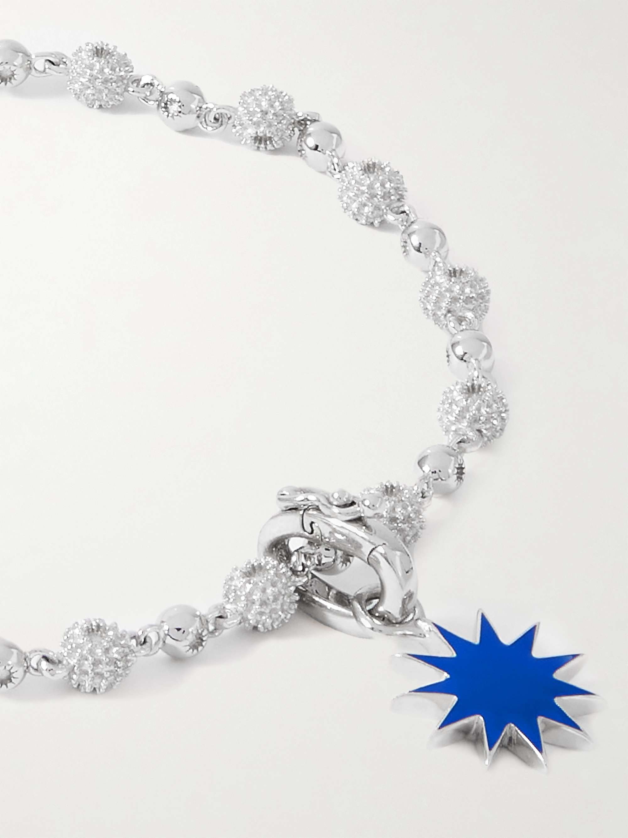 POLITE WORLDWIDE Sterling Silver Enamel Bracelet