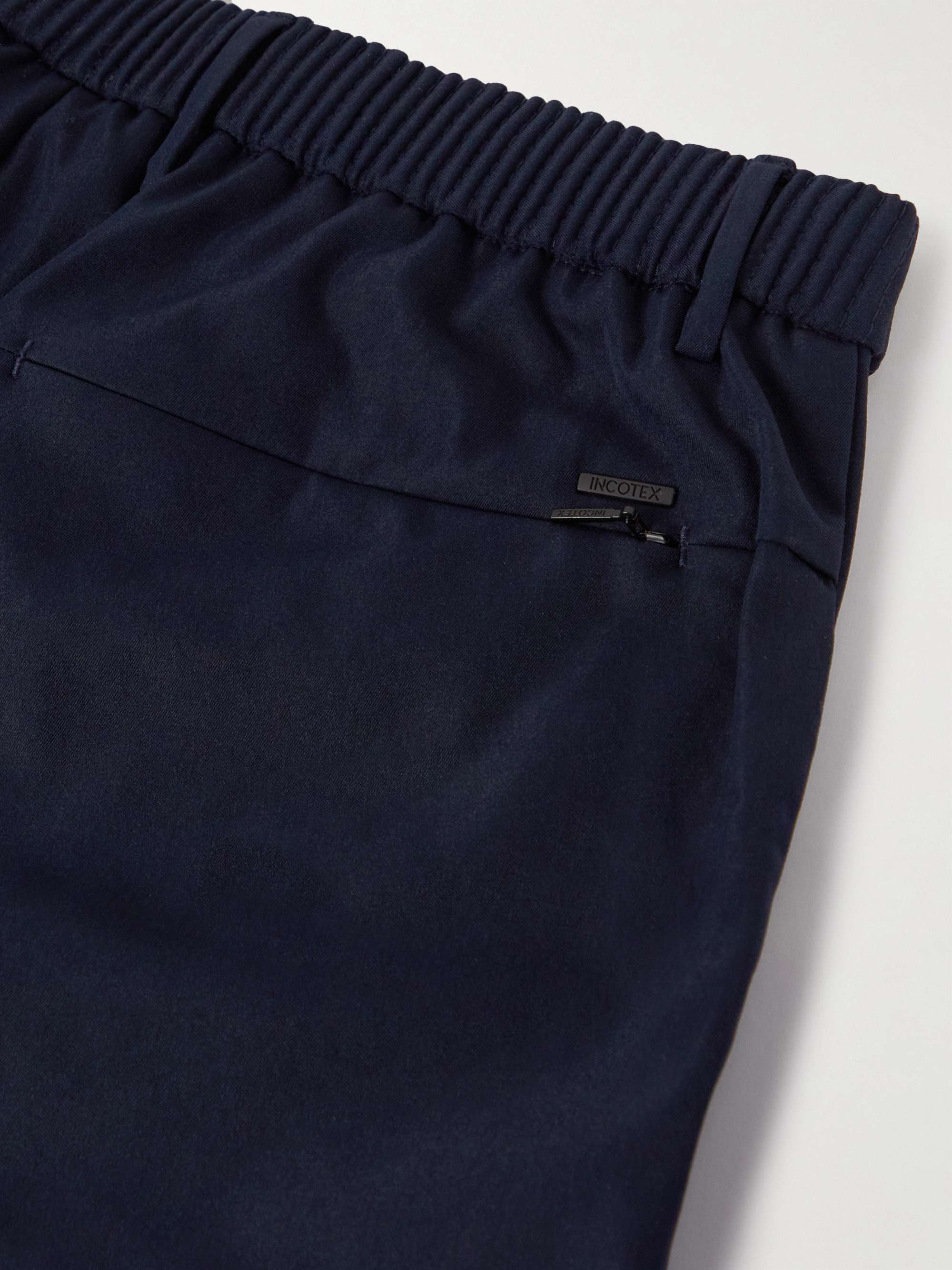INCOTEX Slowear Teknosartorial Slim-Fit Tapered Pleated Twill Trousers