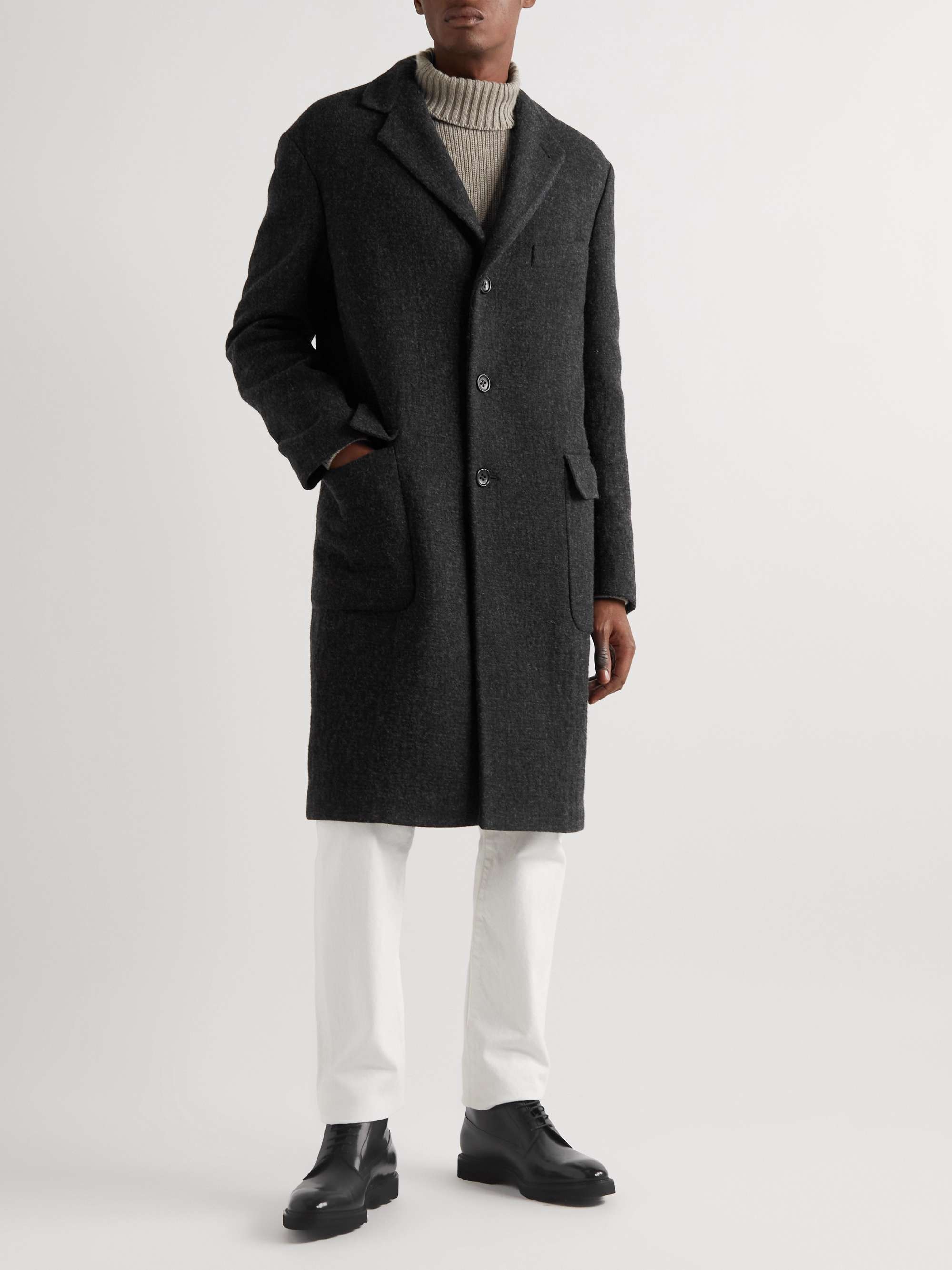 INCOTEX Montedoro Wool-Blend Coat
