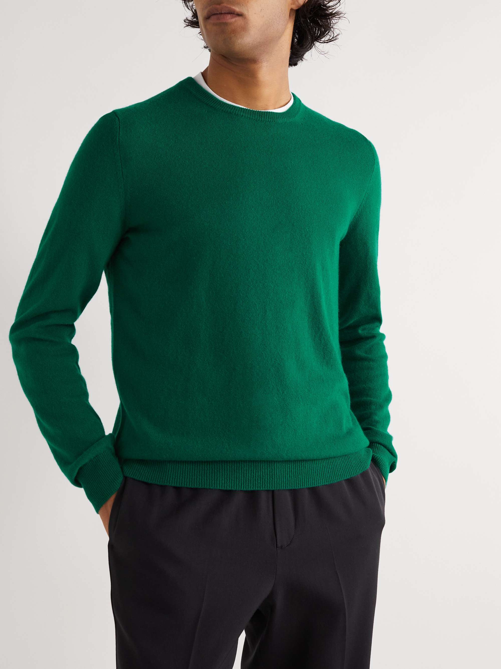INCOTEX Wool and Cashmere-Blend Sweater