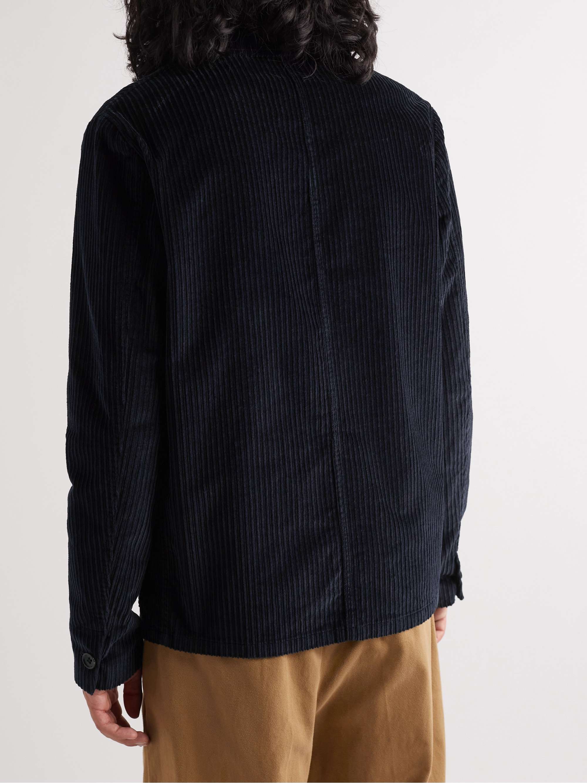 INCOTEX Montedoro Stretch Cotton-Twill Shirt Jacket