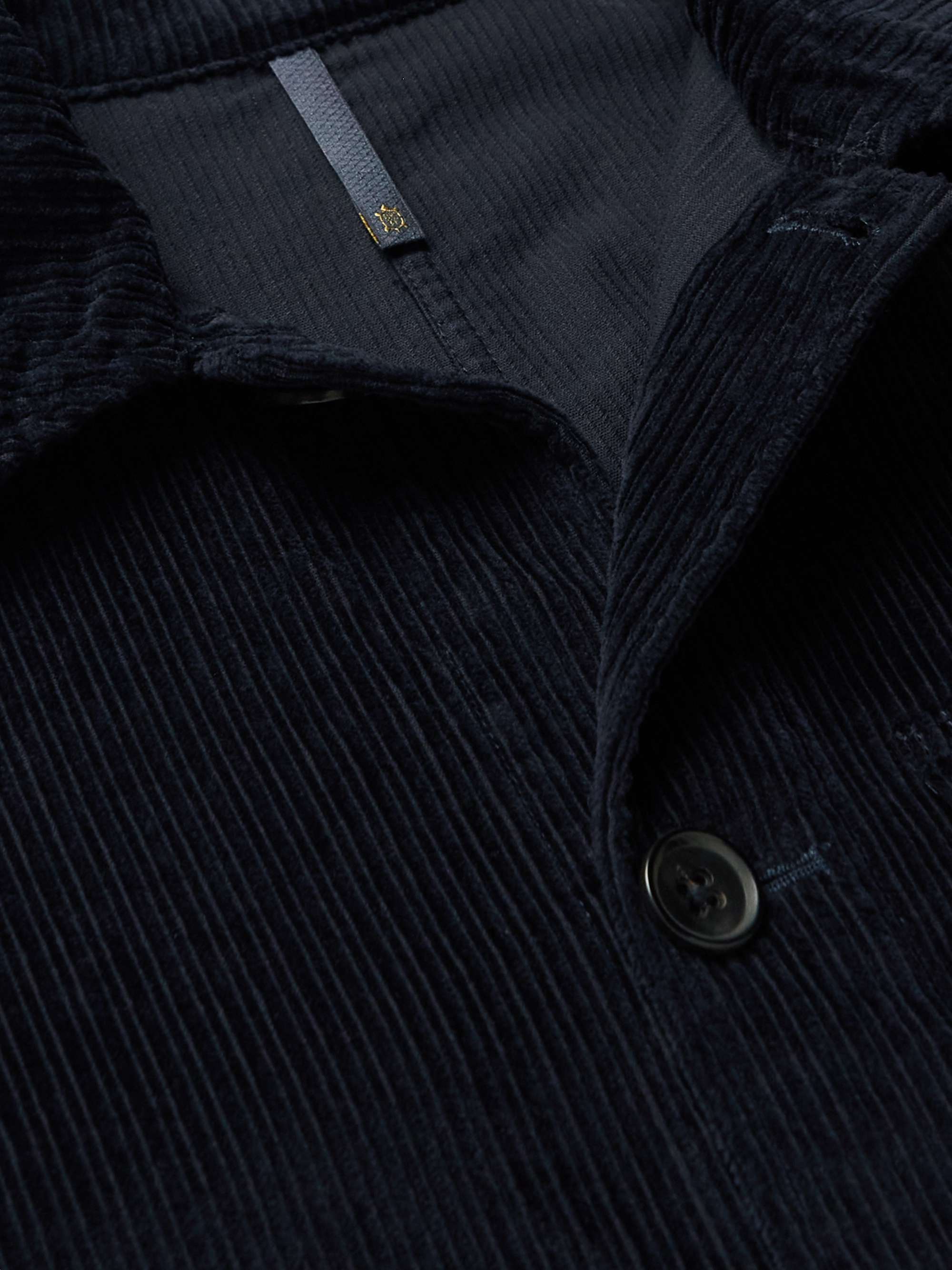 INCOTEX Montedoro Stretch Cotton-Twill Shirt Jacket