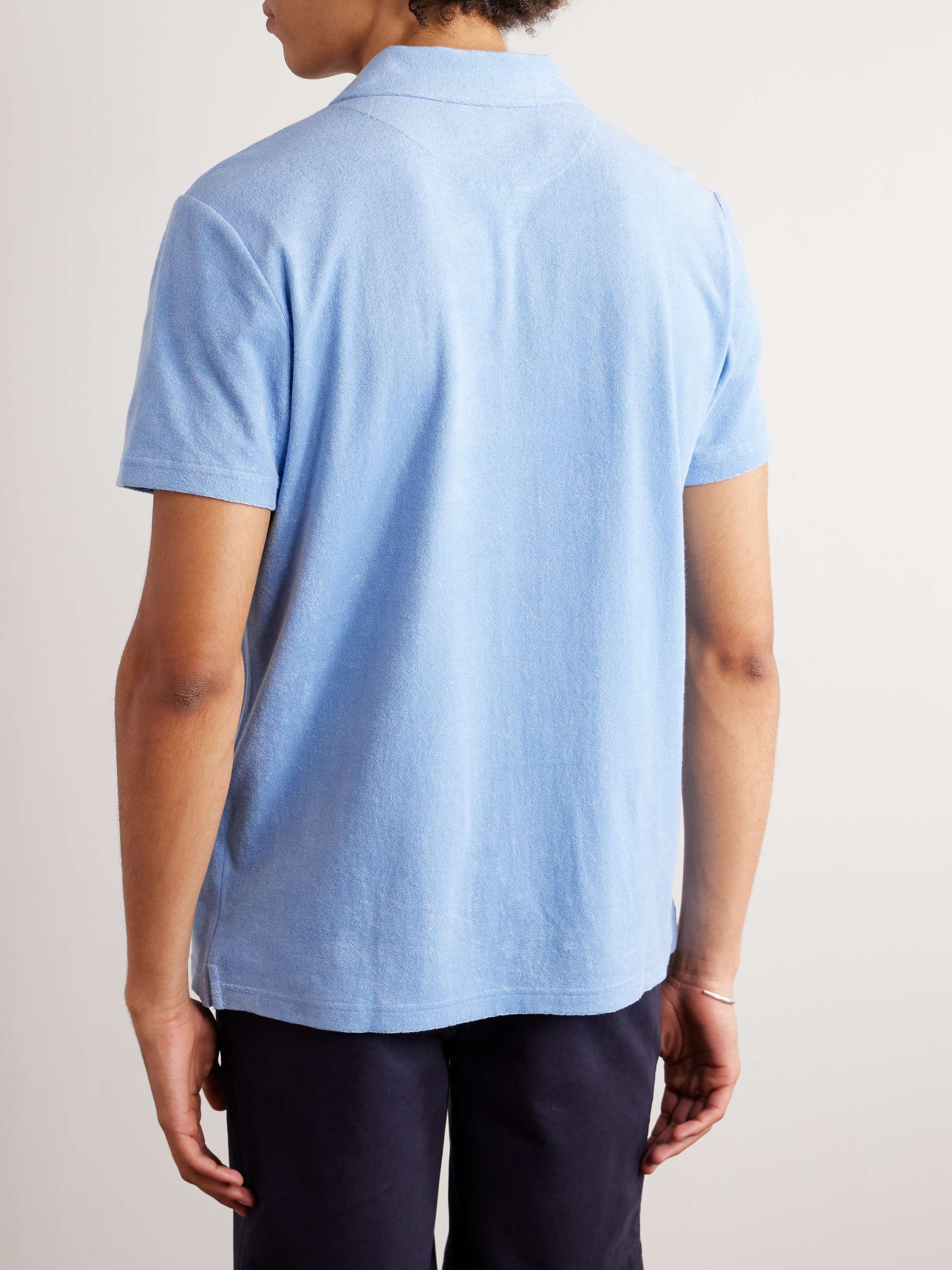 VILEBREQUIN Phoenix Slim-Fit Cotton-Blend Terry Polo Shirt for Men | MR ...
