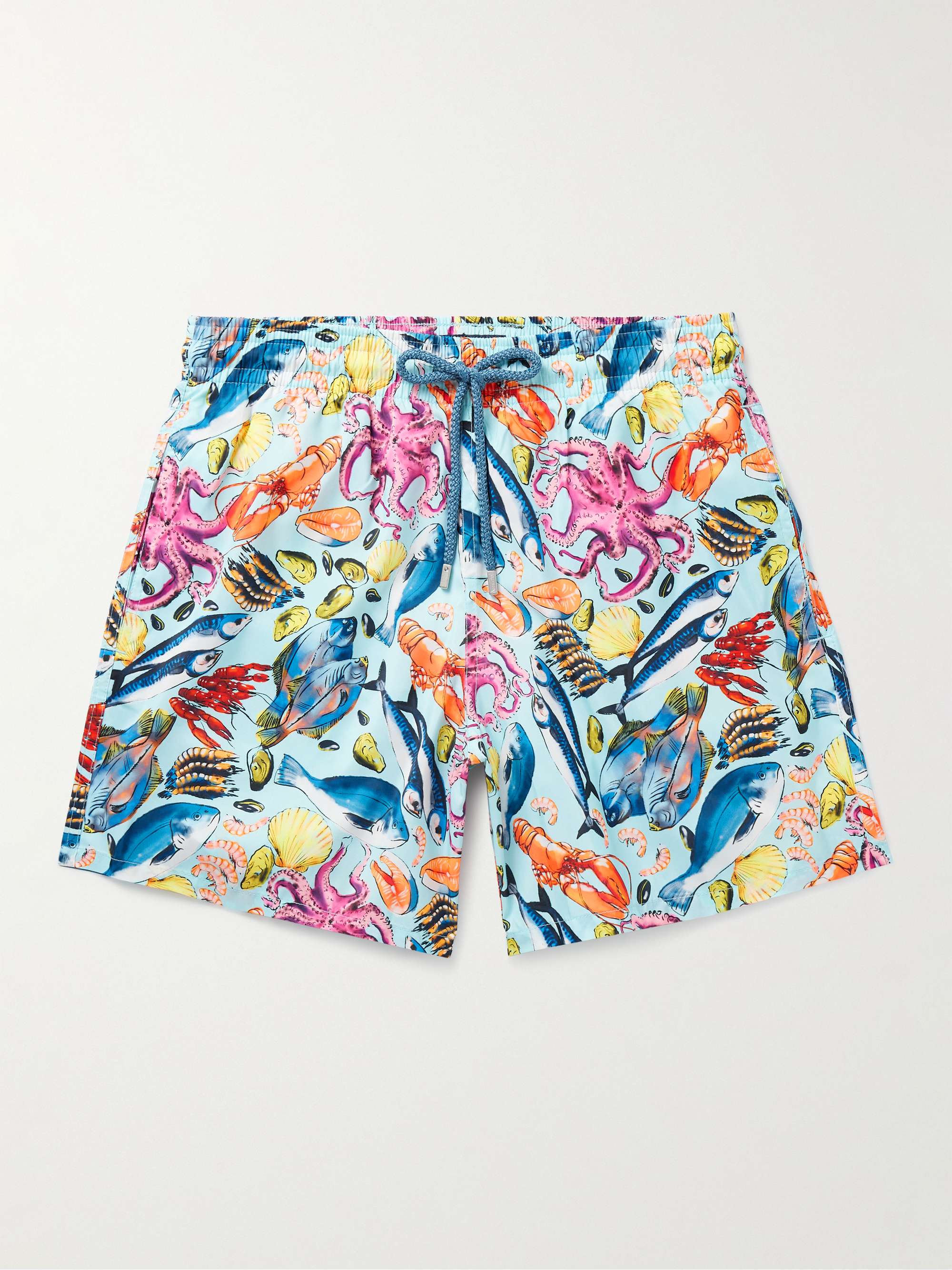 VILEBREQUIN Mahina Straight-Leg Mid-Length Printed Recycled Swim