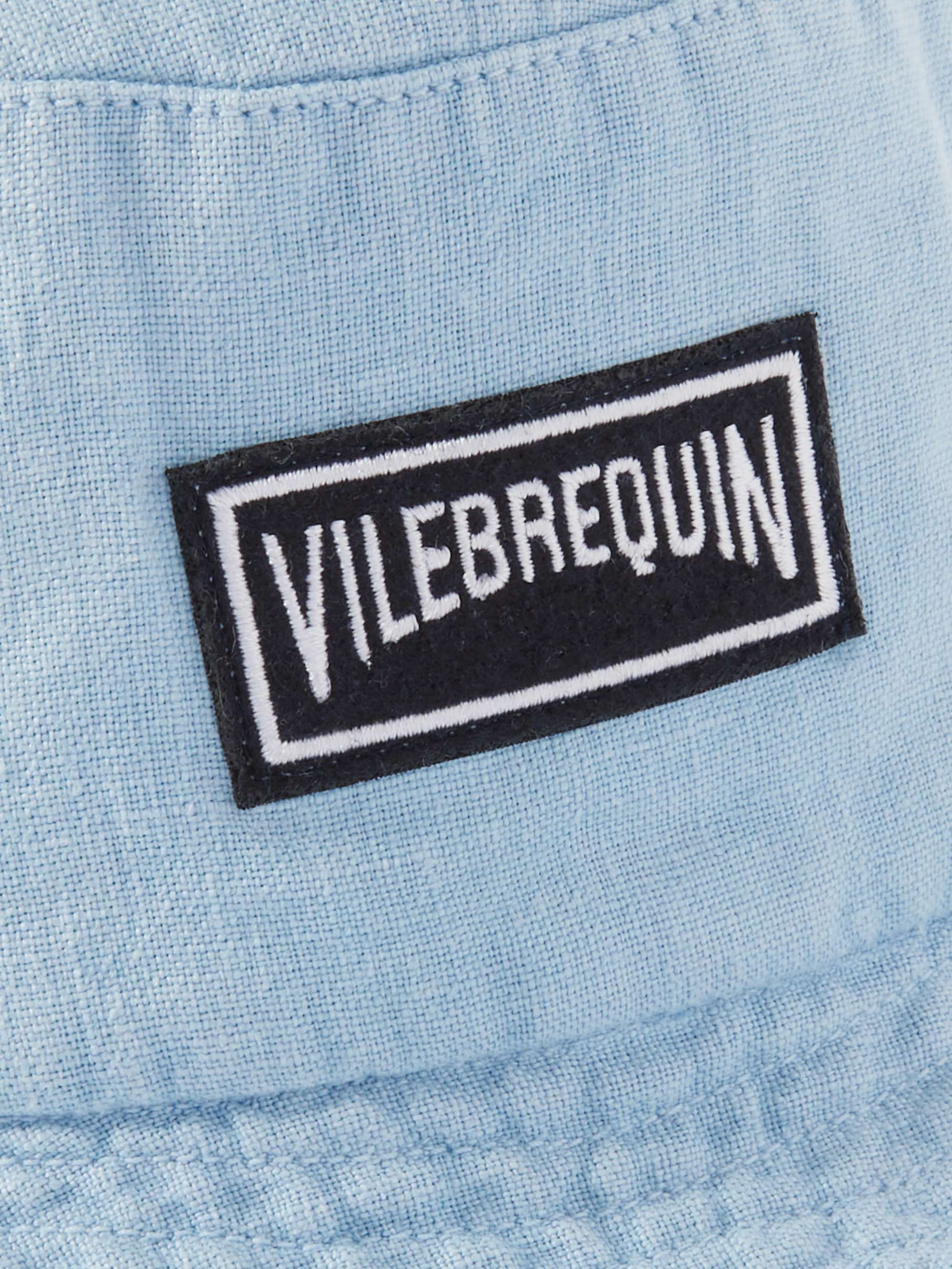 VILEBREQUIN Logo-Appliquéd Linen Bucket Hat | MR PORTER
