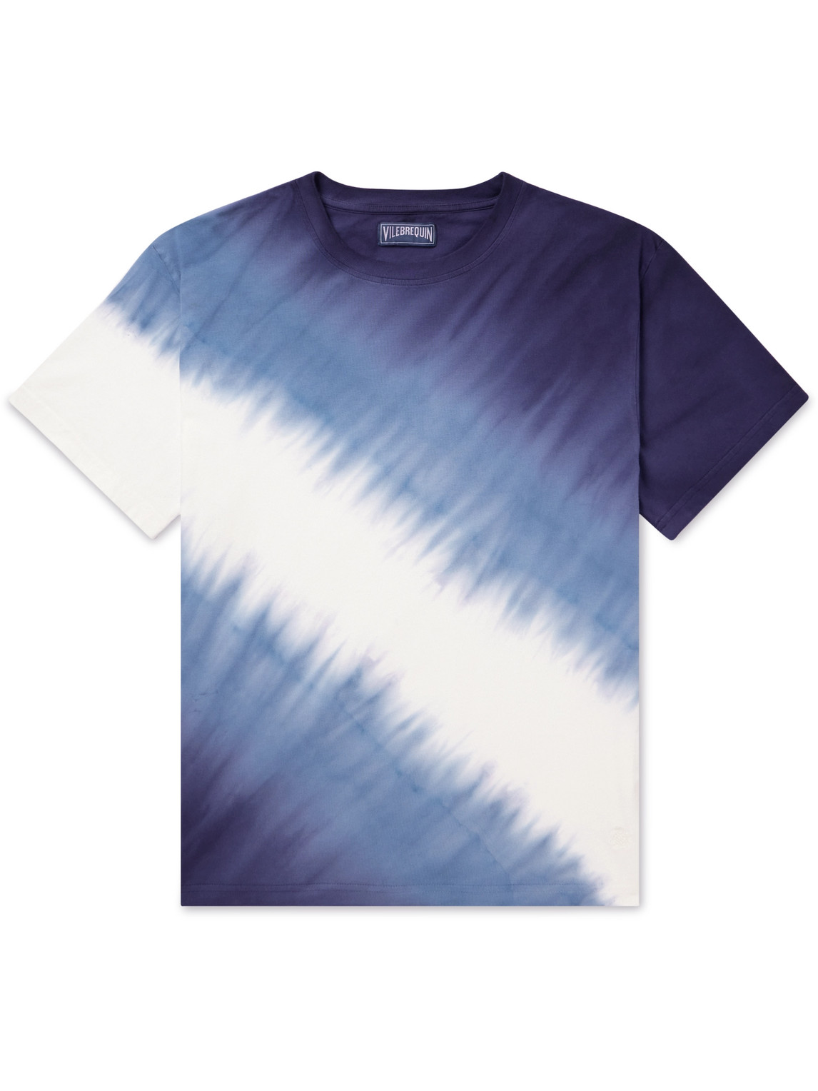 Vilebrequin Tareck Tie-dyed Cotton-jersey T-shirt In Blue