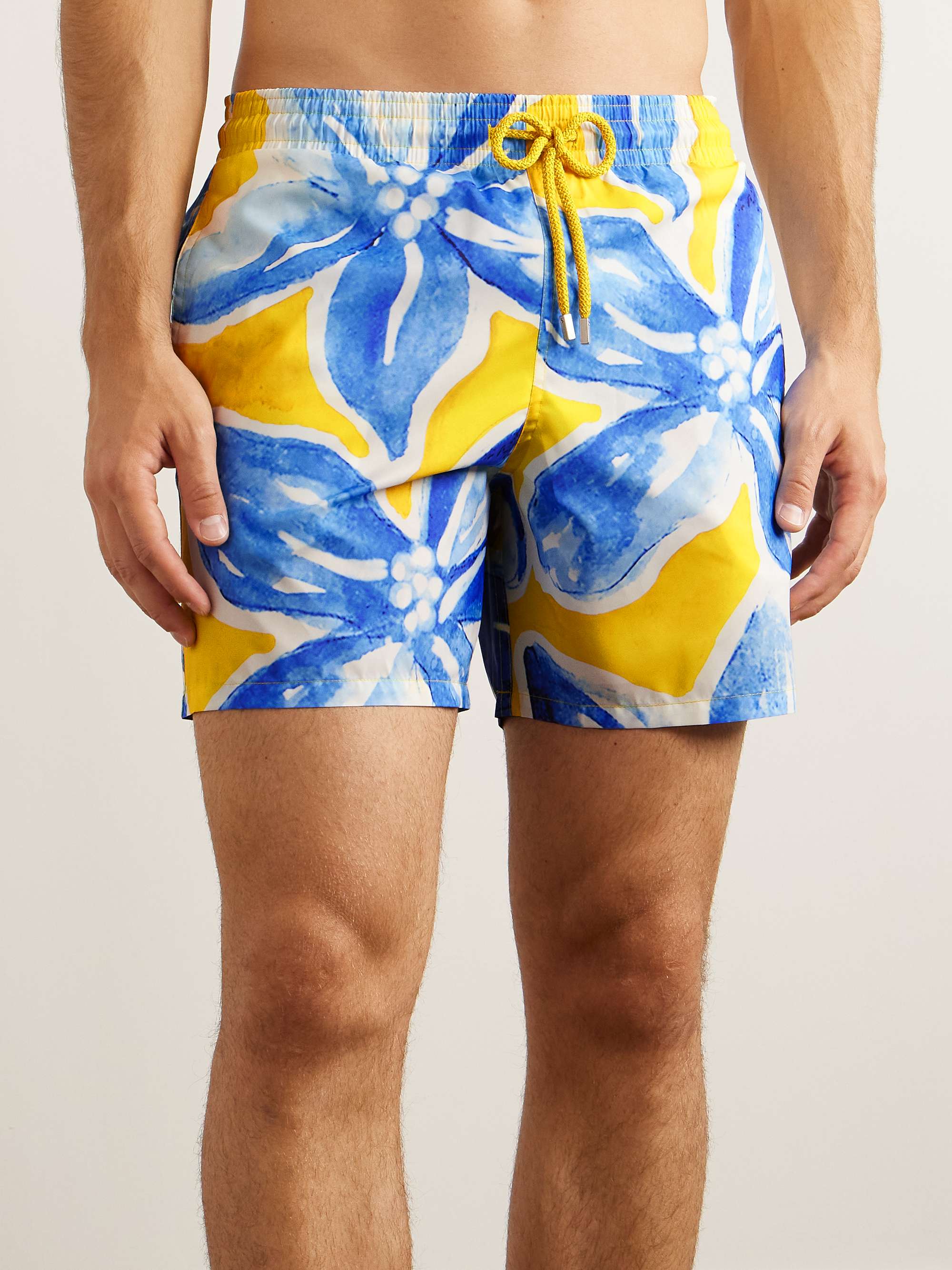 VILEBREQUIN Mahina Straight-Leg Mid-Length Recycled Swim Shorts for Men ...