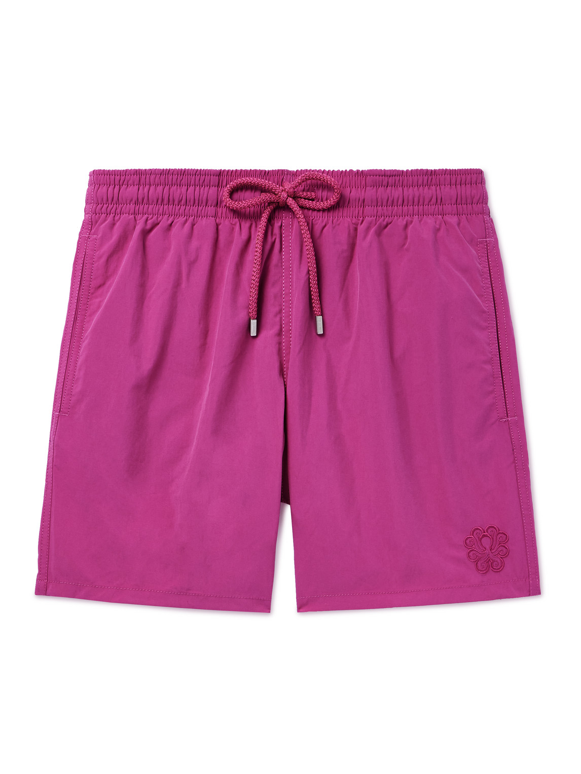 Vilebrequin Moorea Slim-fit Mid-length Recycled Swim Shorts In Purple