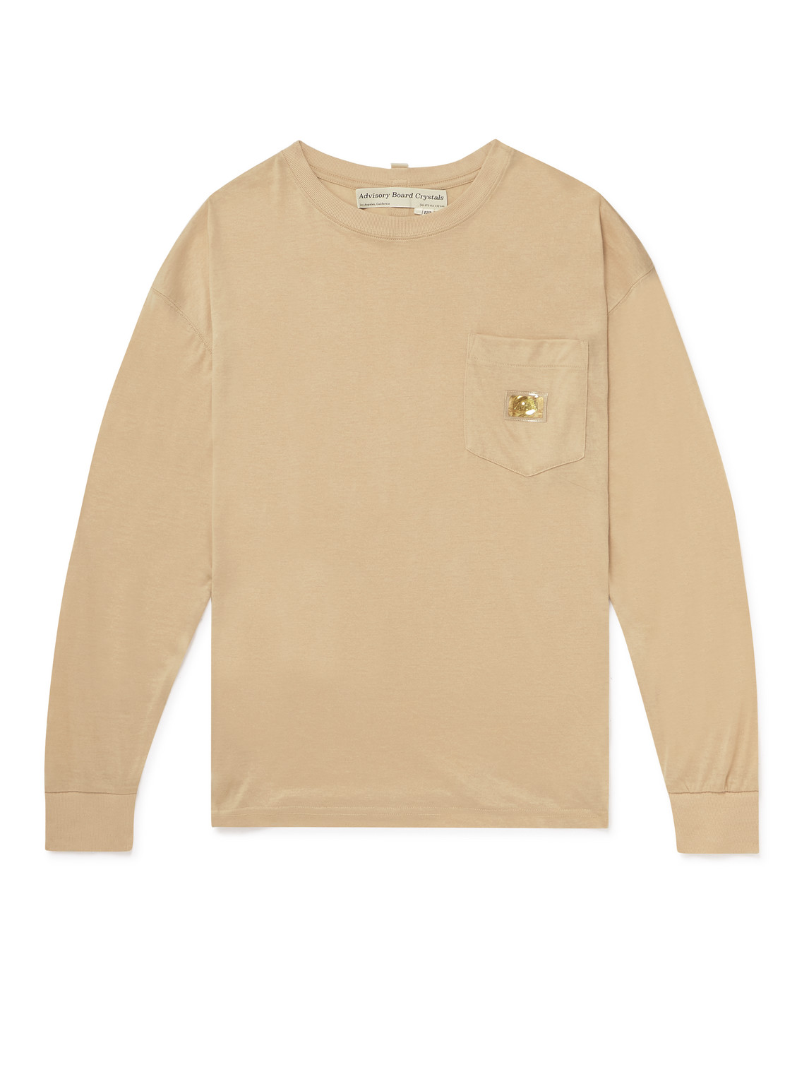 Abc. 123. Logo-appliquéd Cotton-blend Jersey T-shirt In Neutrals