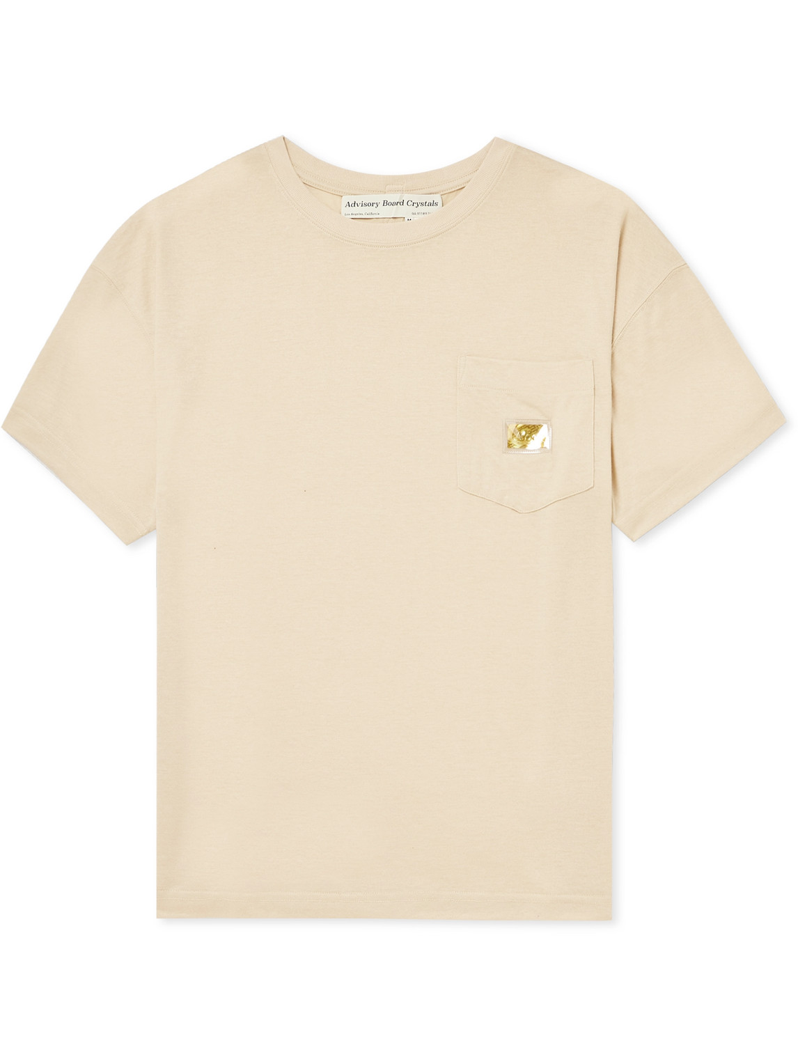 Abc. 123. Logo-appliquéd Cotton-blend Jersey T-shirt In Neutrals