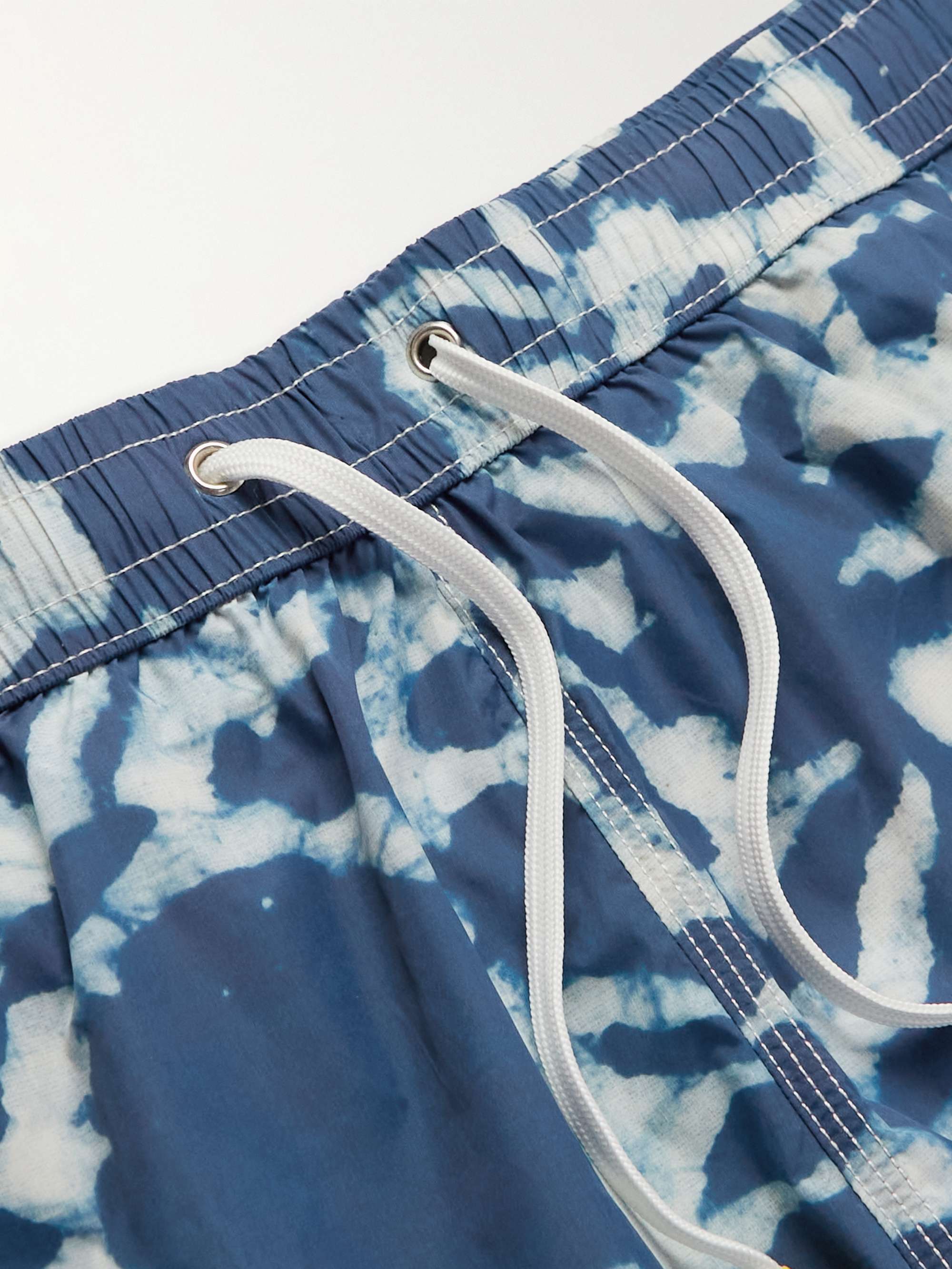 HARTFORD Slim-Fit Mid-Length Printed Swim Shorts