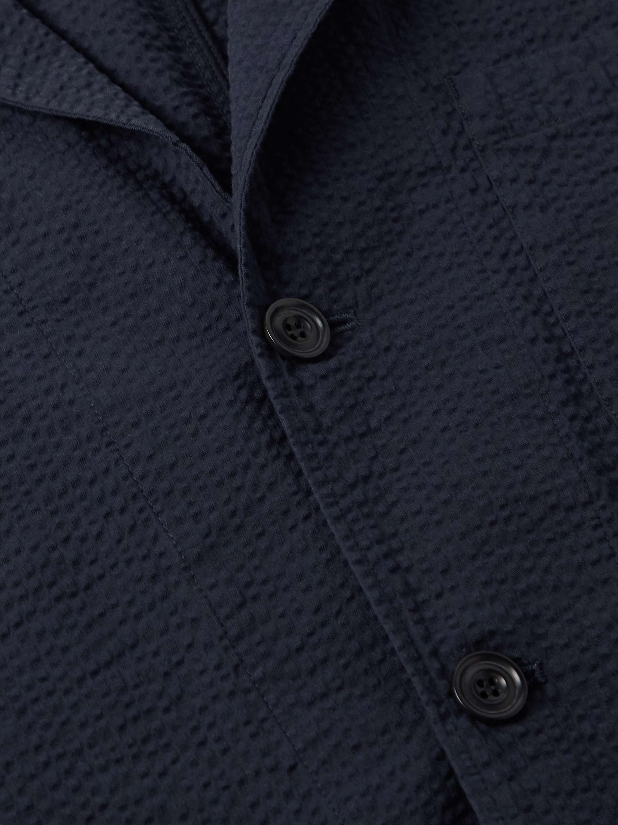 HARTFORD Cotton-Seersucker Blazer