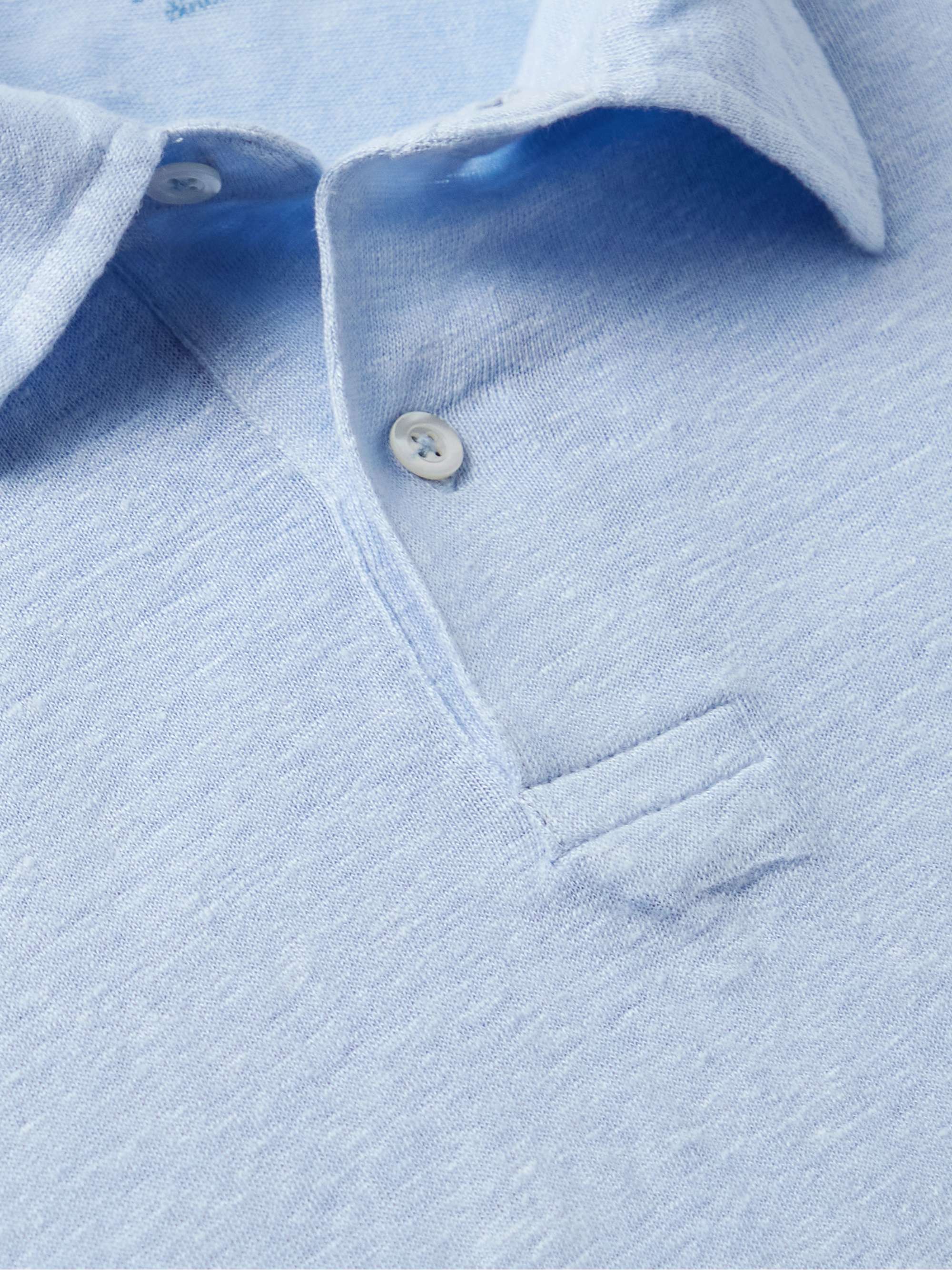 HARTFORD Linen Polo Shirt