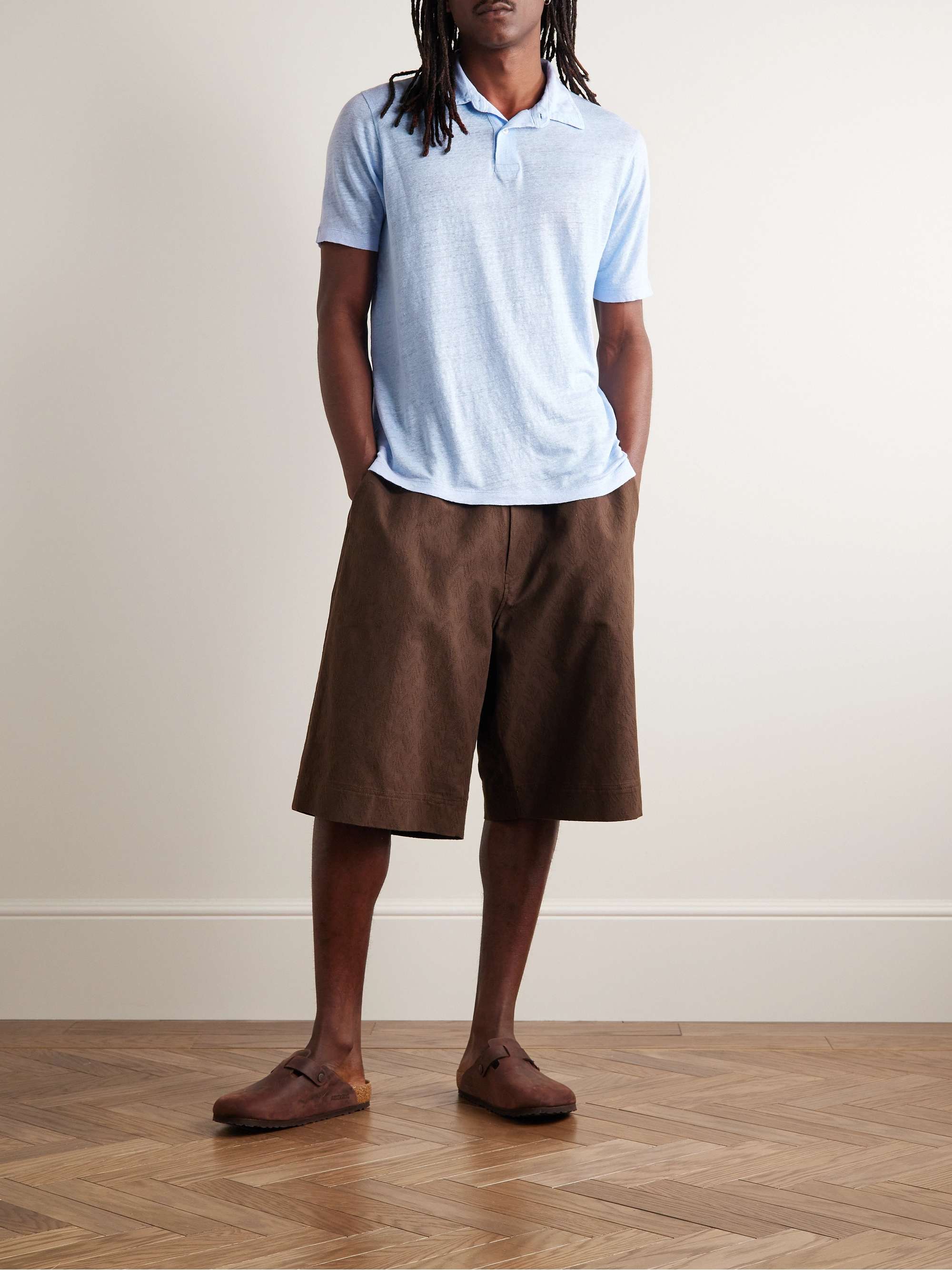 HARTFORD Linen Polo Shirt