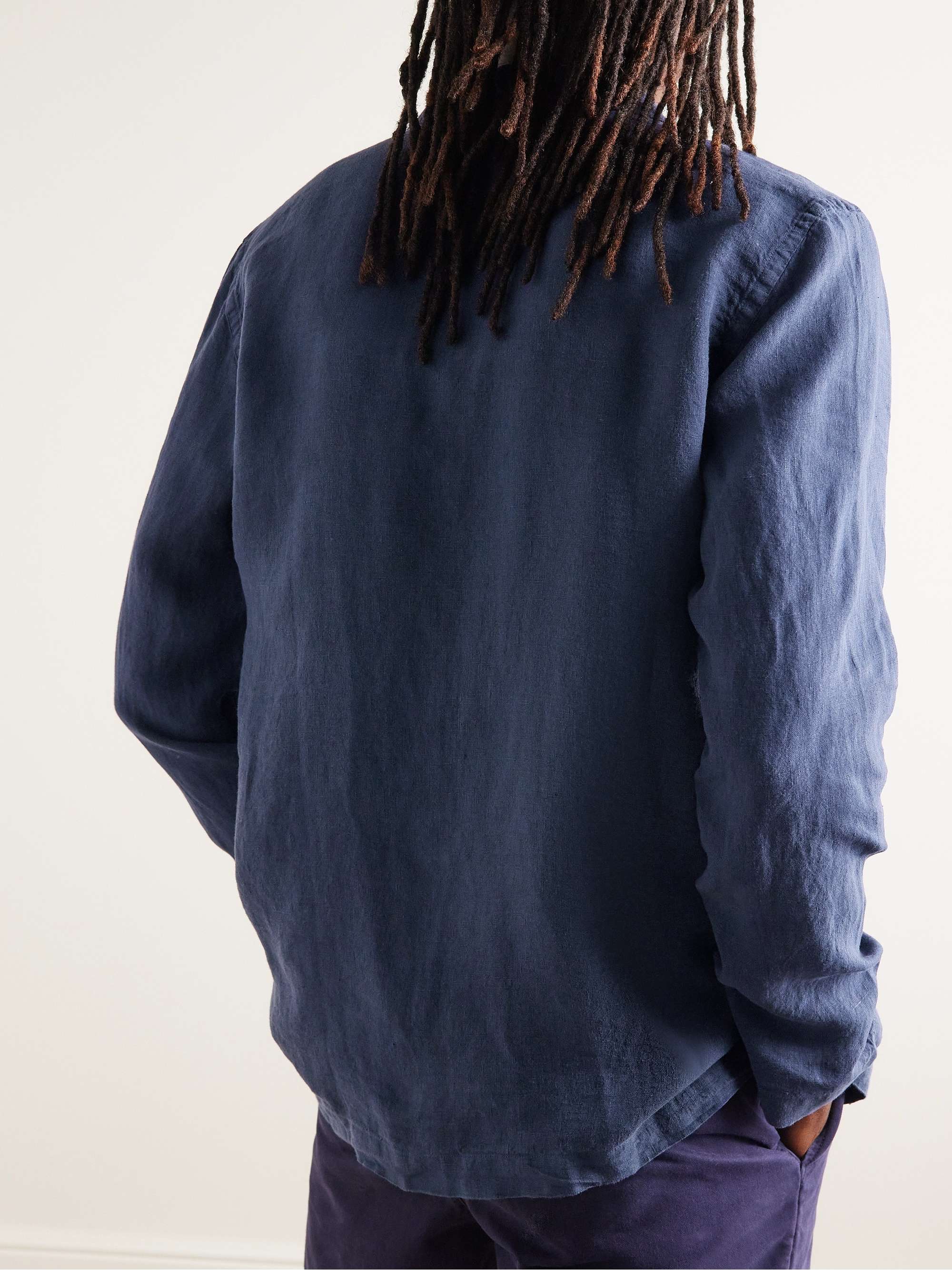 HARTFORD Perry Pat Linen Overshirt