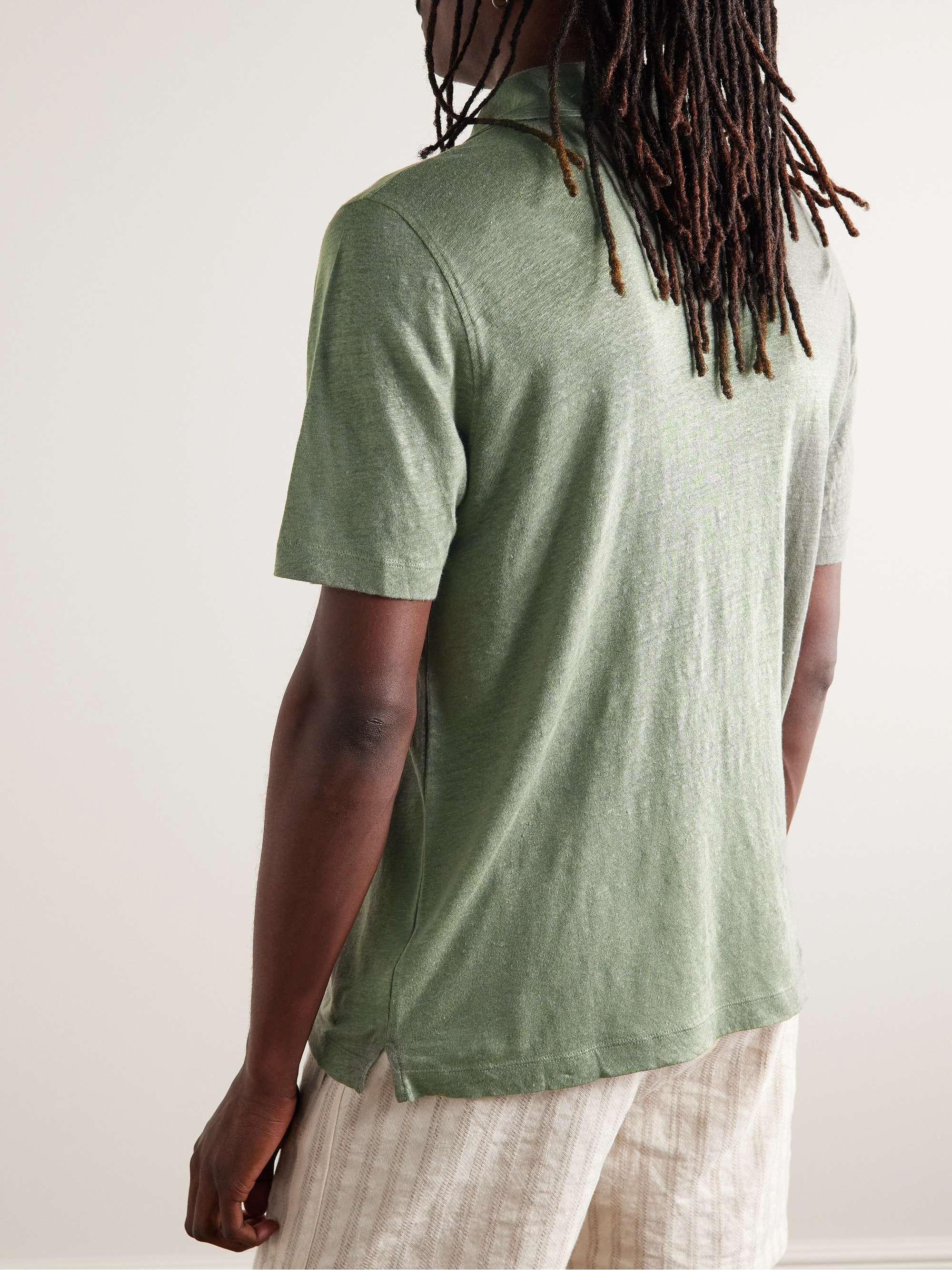 HARTFORD Linen Polo Shirt