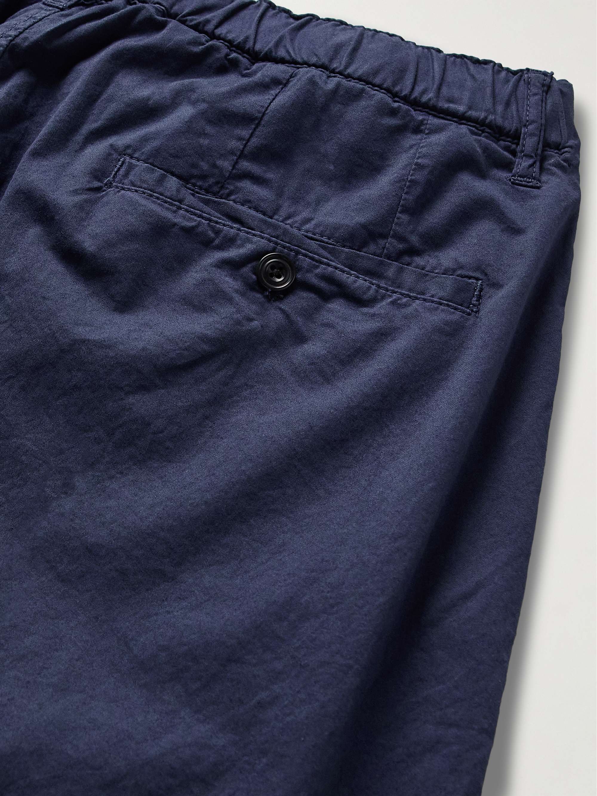 HARTFORD Tanker Straight-Leg Cotton Drawstring Trousers