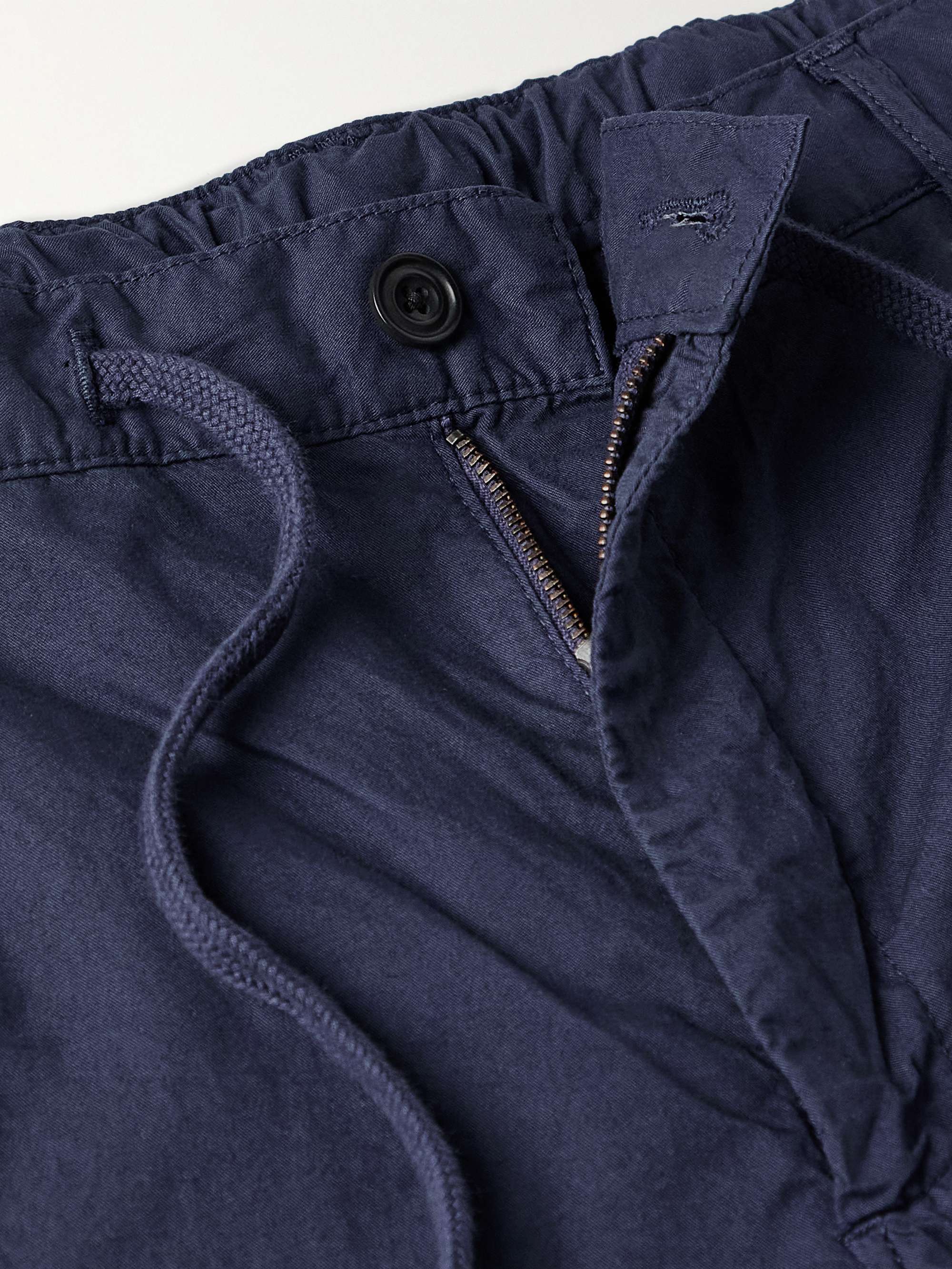 HARTFORD Tanker Straight-Leg Cotton Drawstring Trousers