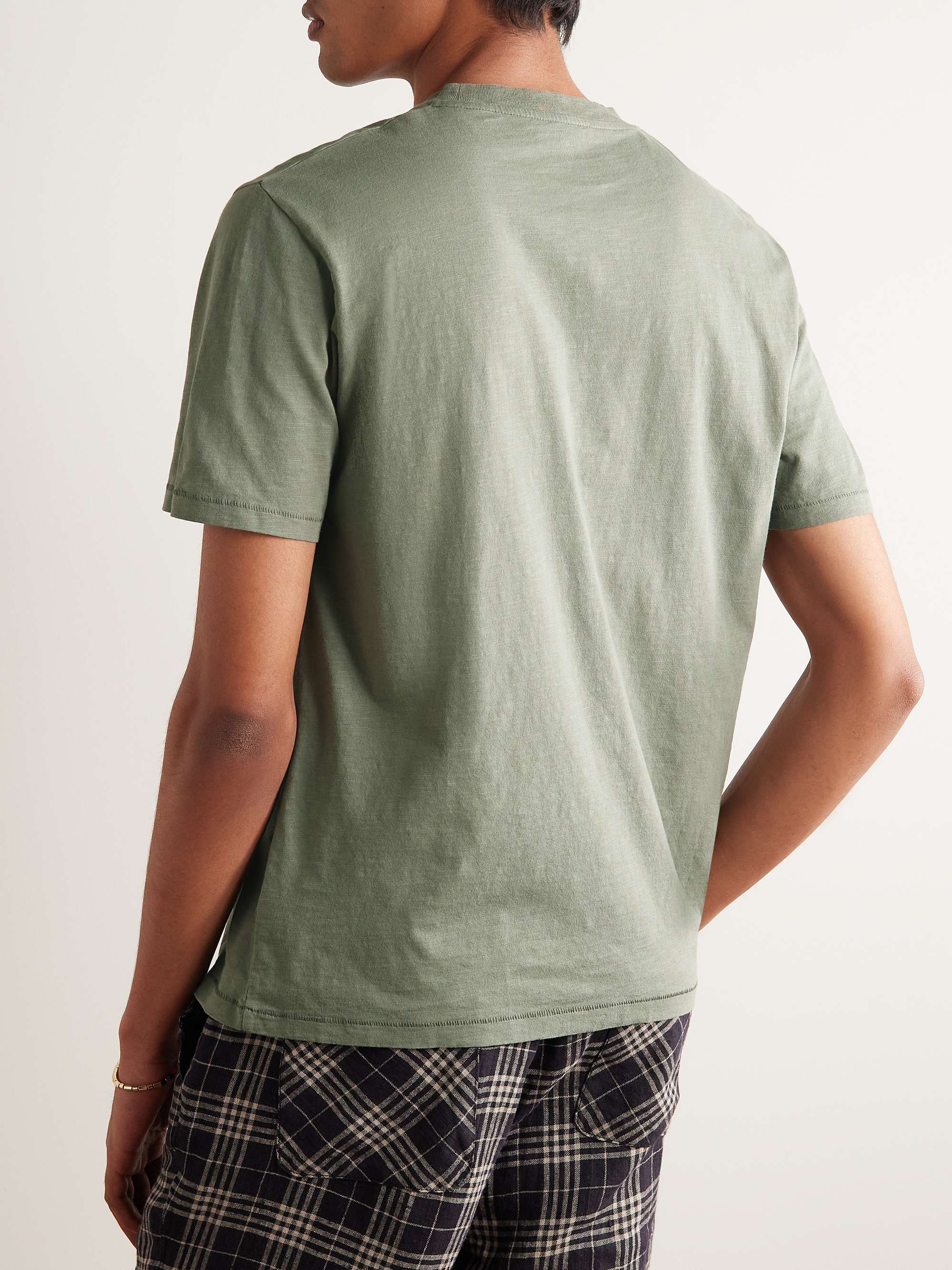 HARTFORD Surf Shack Printed Slub Cotton-Jersey T-Shirt