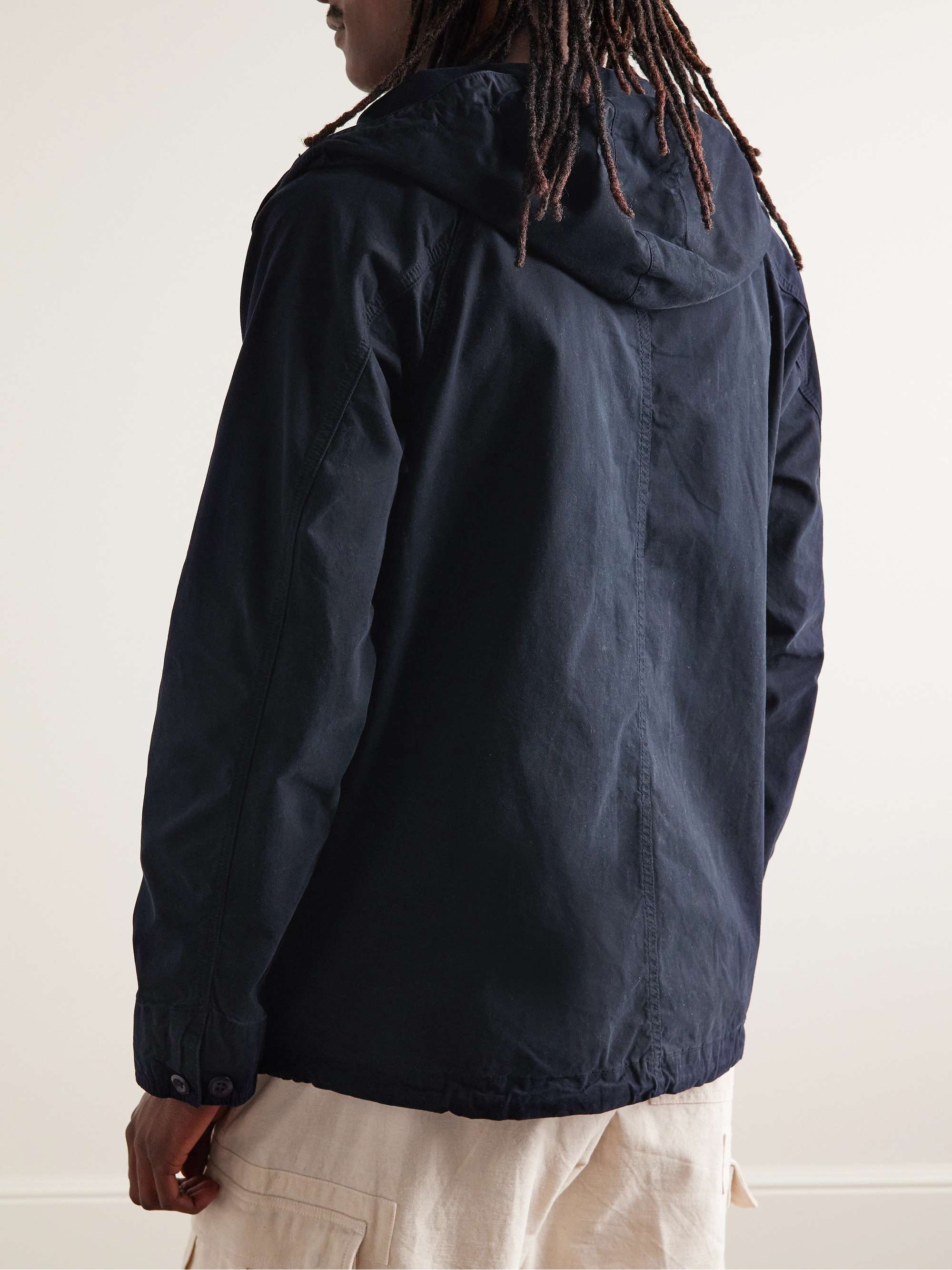 HARTFORD Jordan Cotton-Twill Hooded Jacket