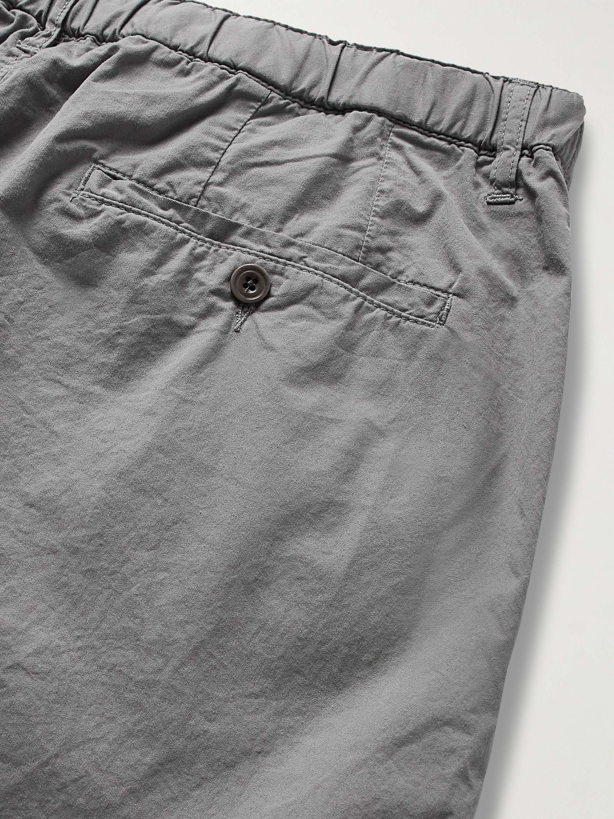 HARTFORD Tanker Straight-Leg Cotton Drawstring Trousers