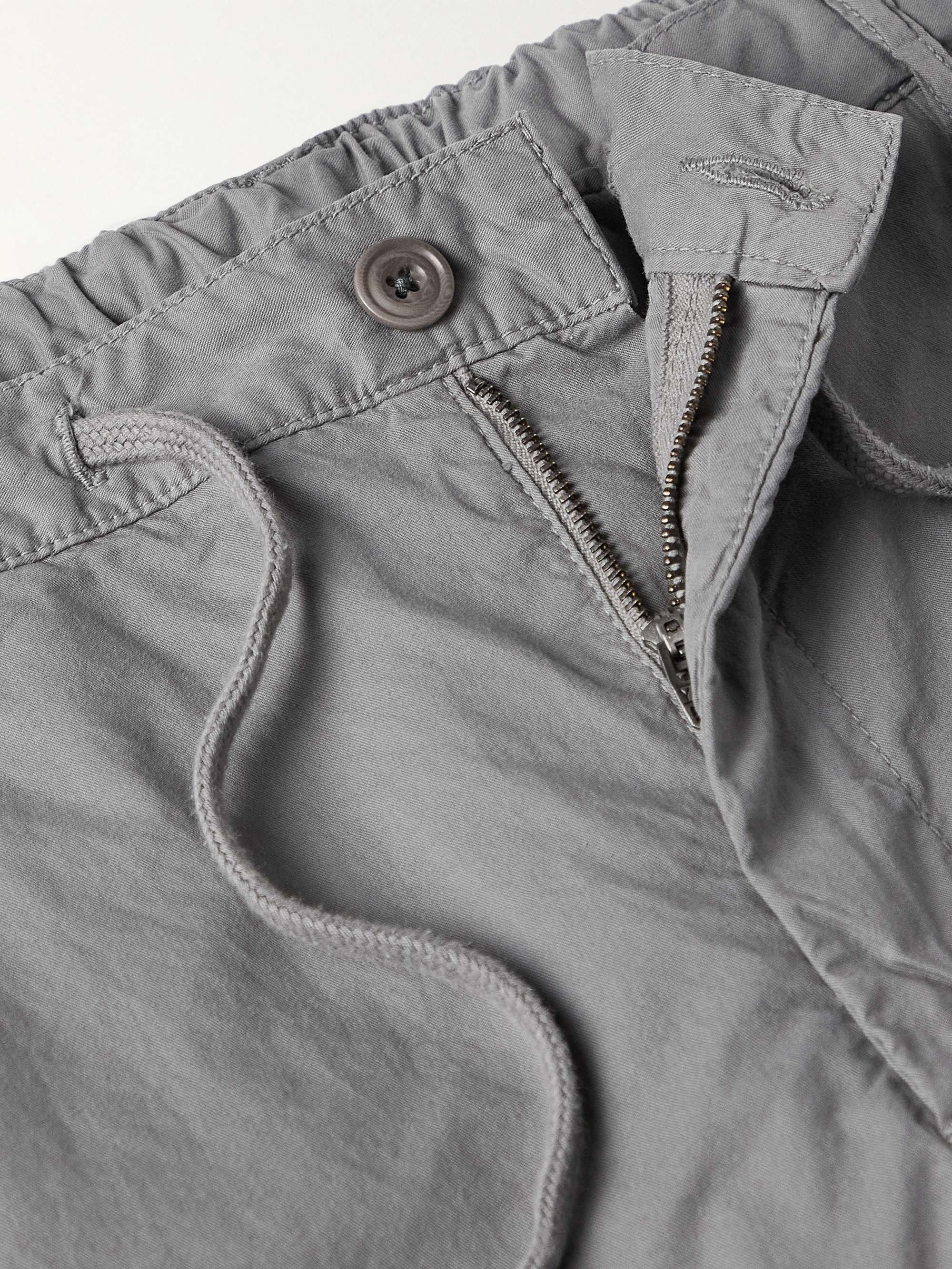HARTFORD Tanker Straight-Leg Cotton Drawstring Trousers