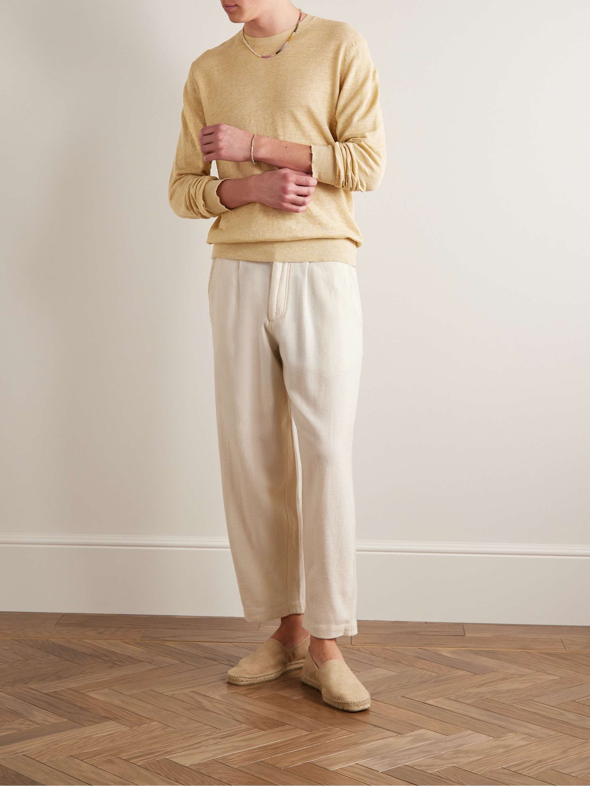 HARTFORD Linen and Cotton-Blend Sweater