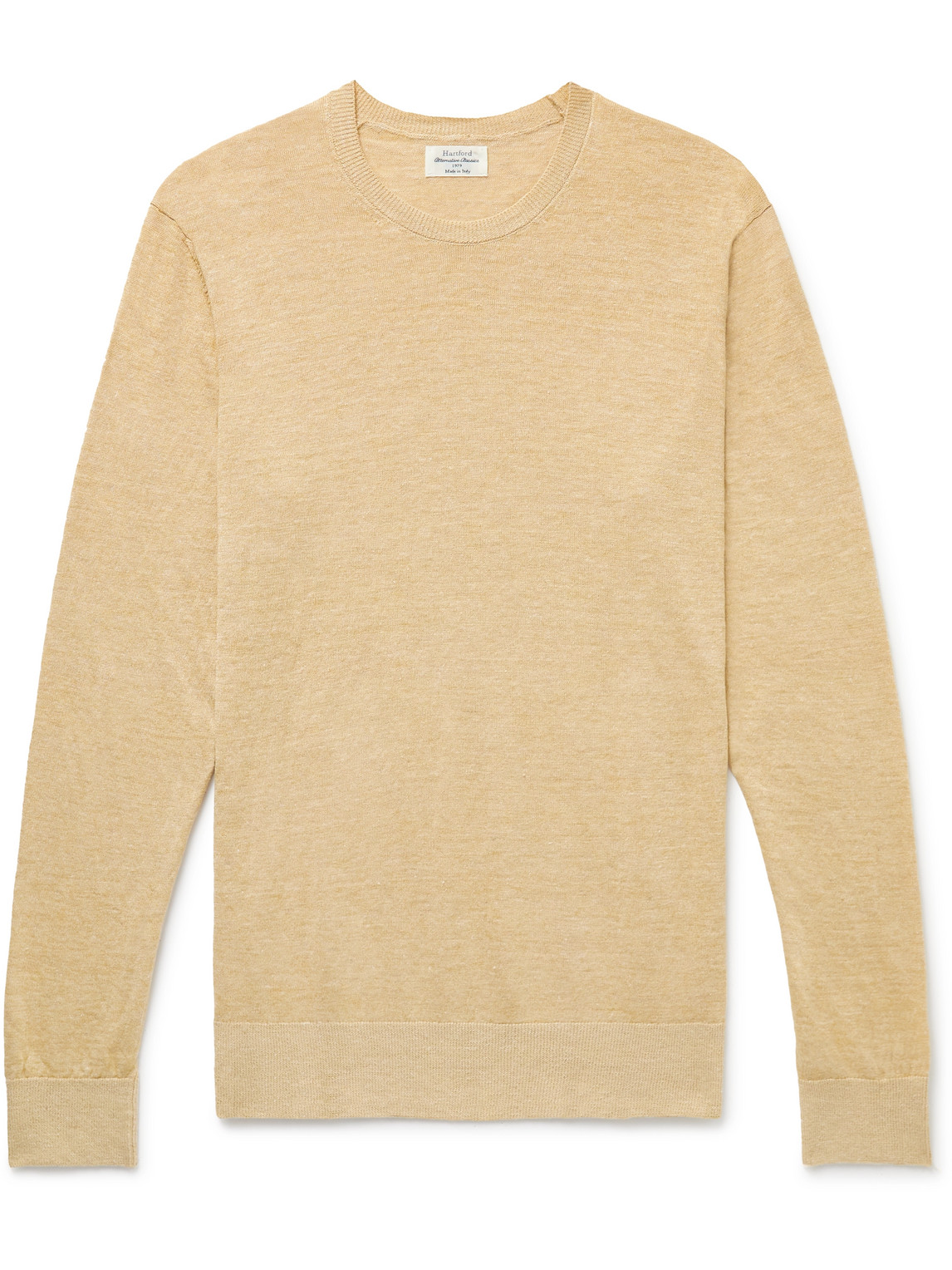 Linen and Cotton-Blend Sweater