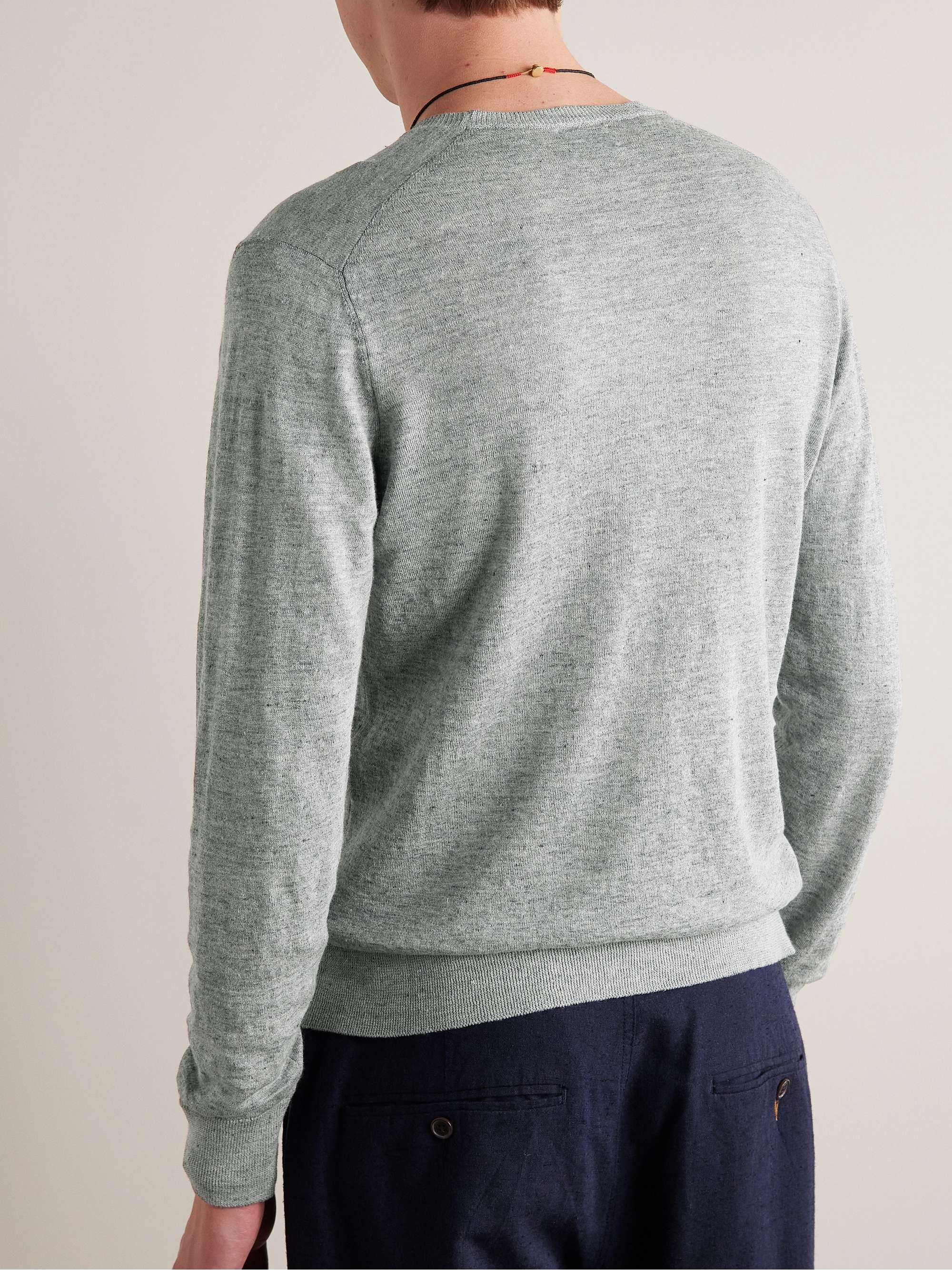 HARTFORD Linen and Cotton-Blend Sweater