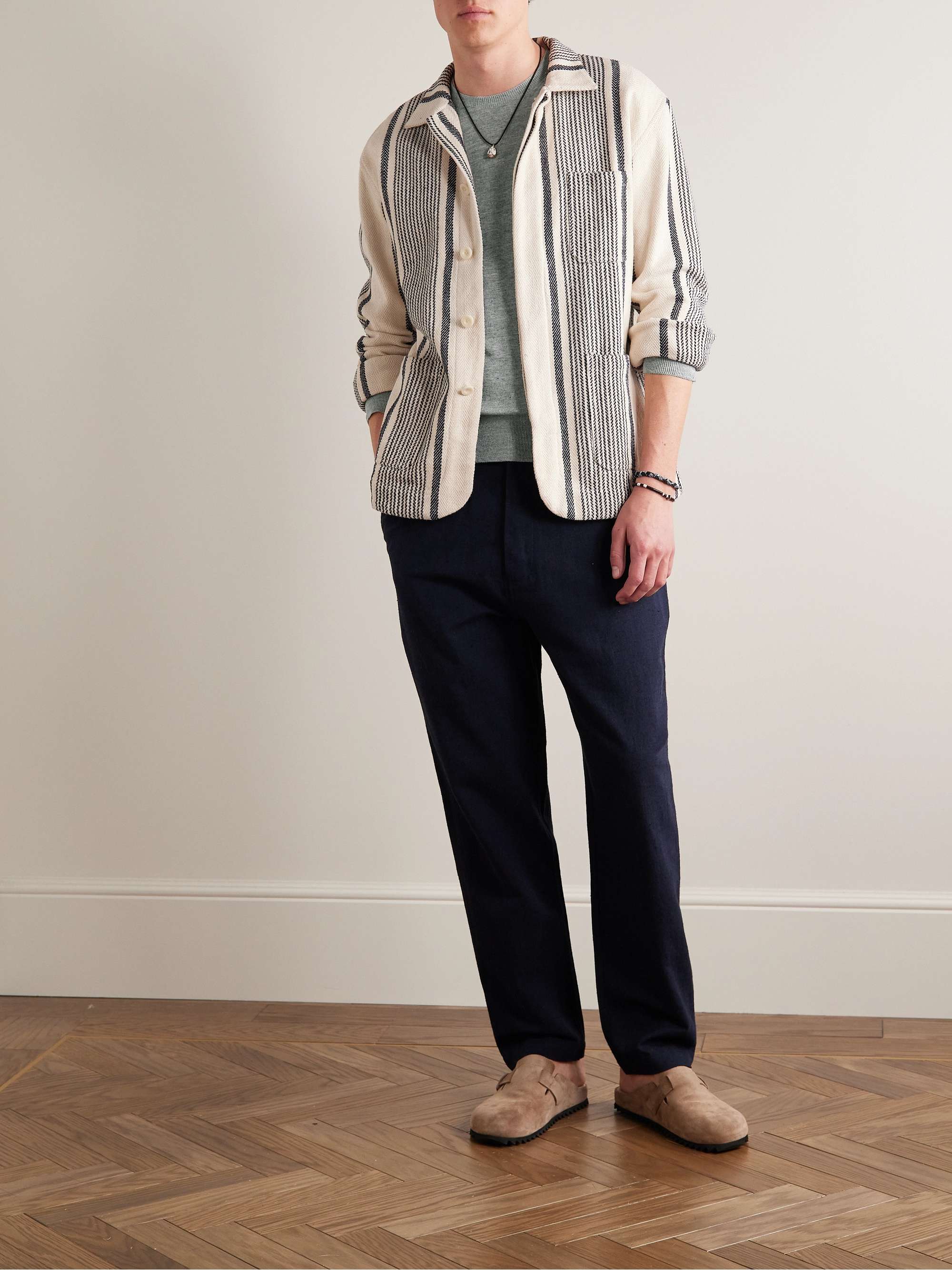 HARTFORD Linen and Cotton-Blend Sweater
