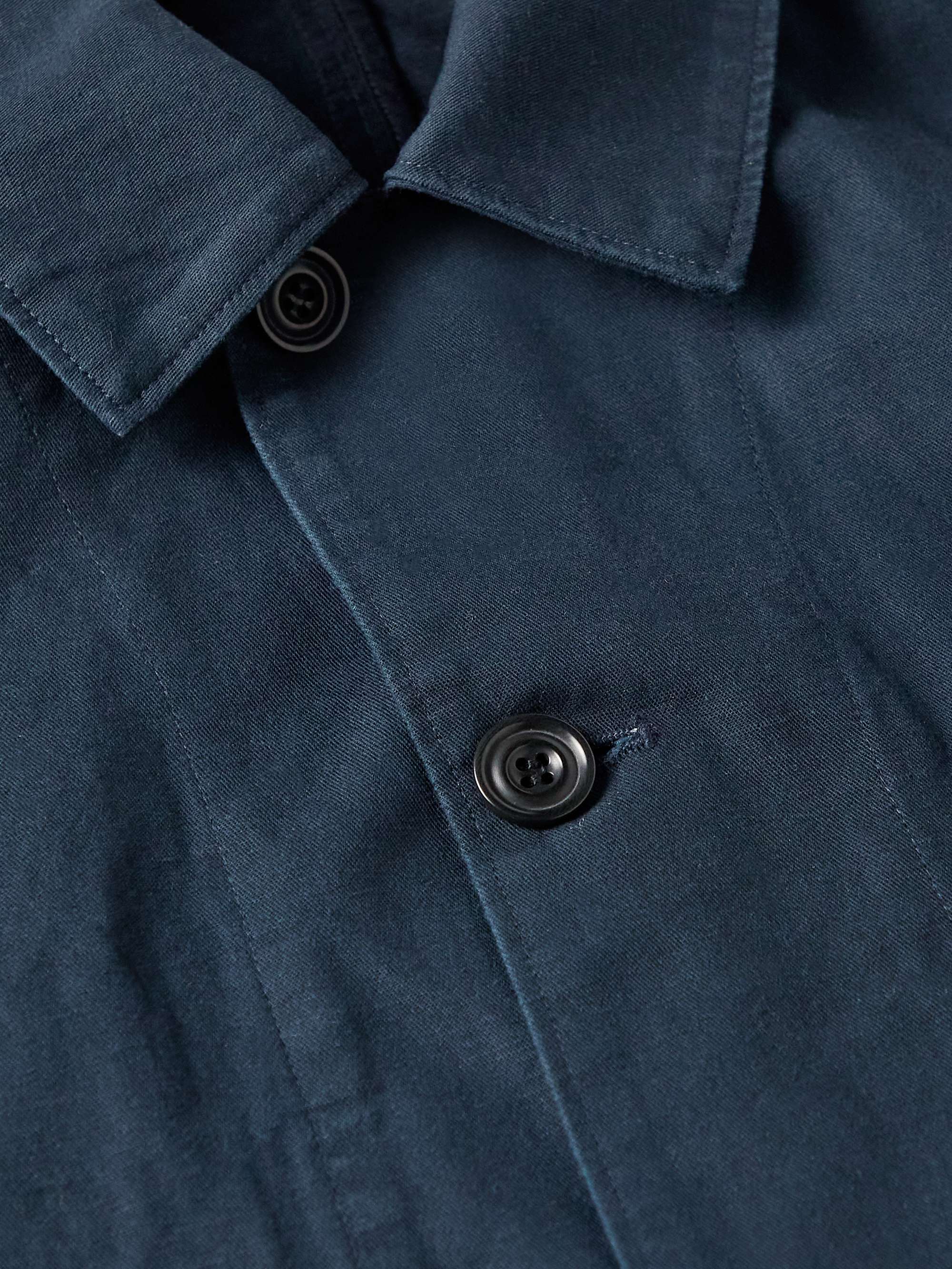 HARTFORD Jamison Linen and Cotton-Blend Twill Overshirt for Men | MR PORTER