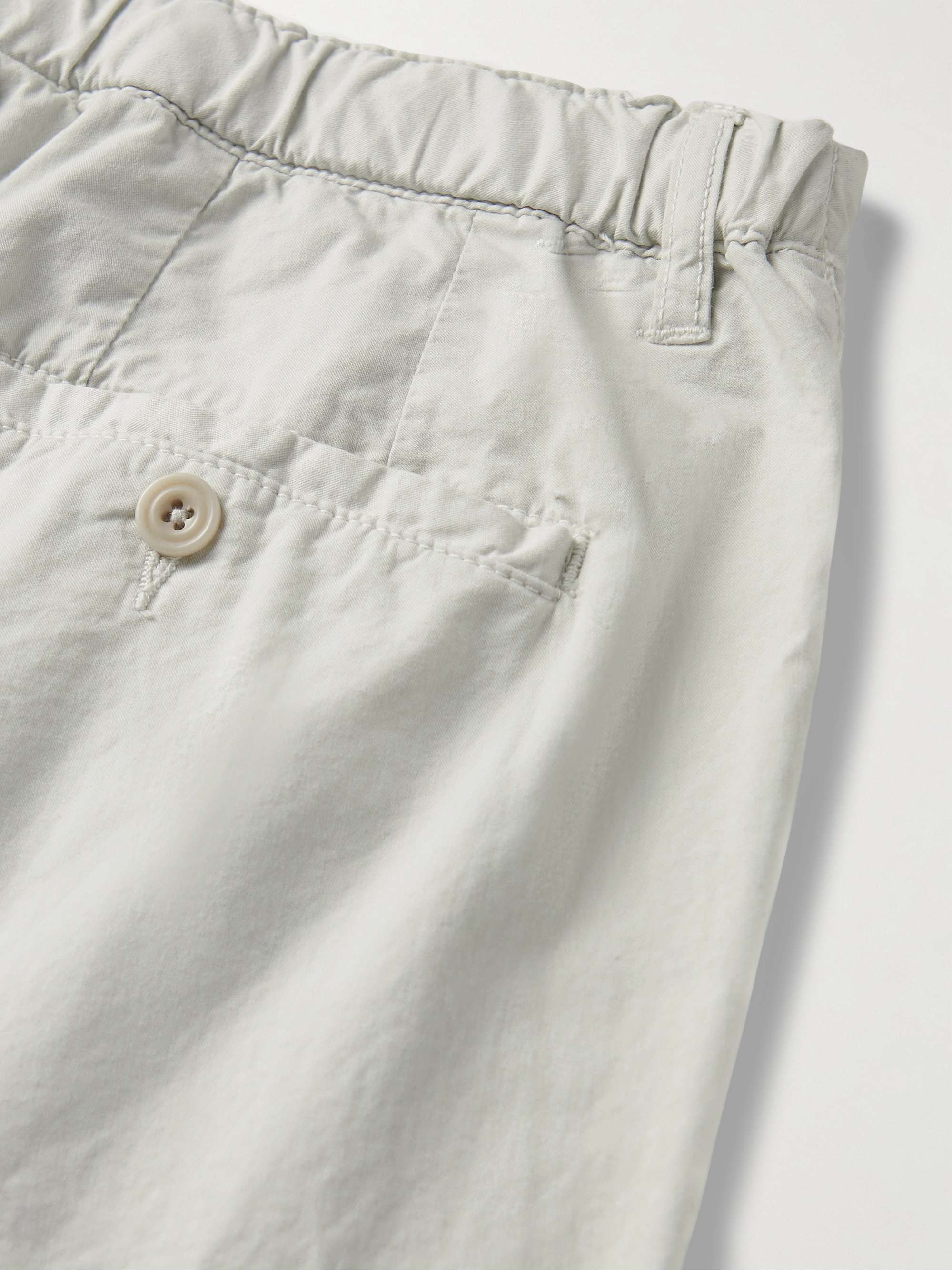 HARTFORD Tanker Straight-Leg Cotton Drawstring Trousers